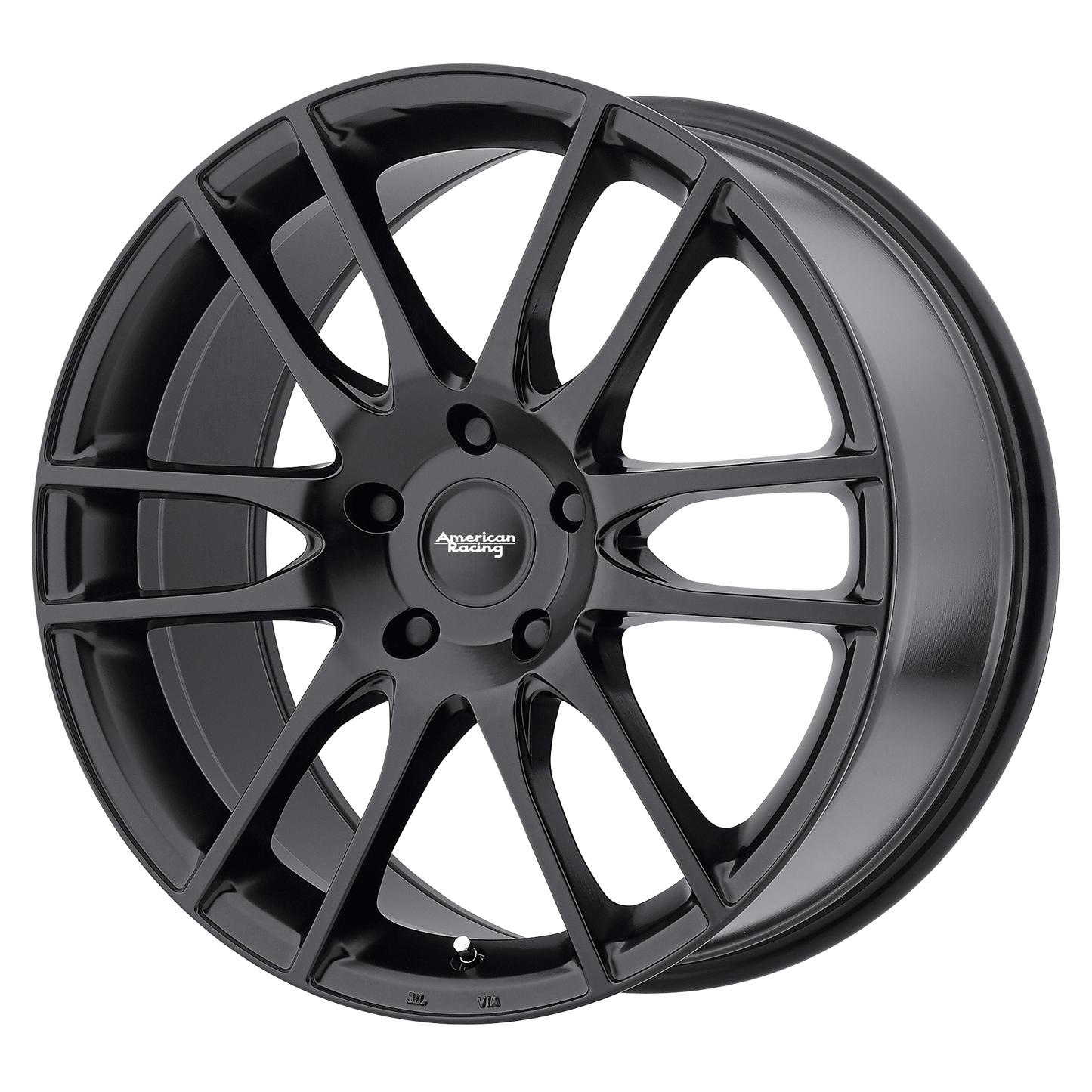 20x8.5 American Racing AR937 PIVOT Satin Black Wheel 5x4.5 (35mm)