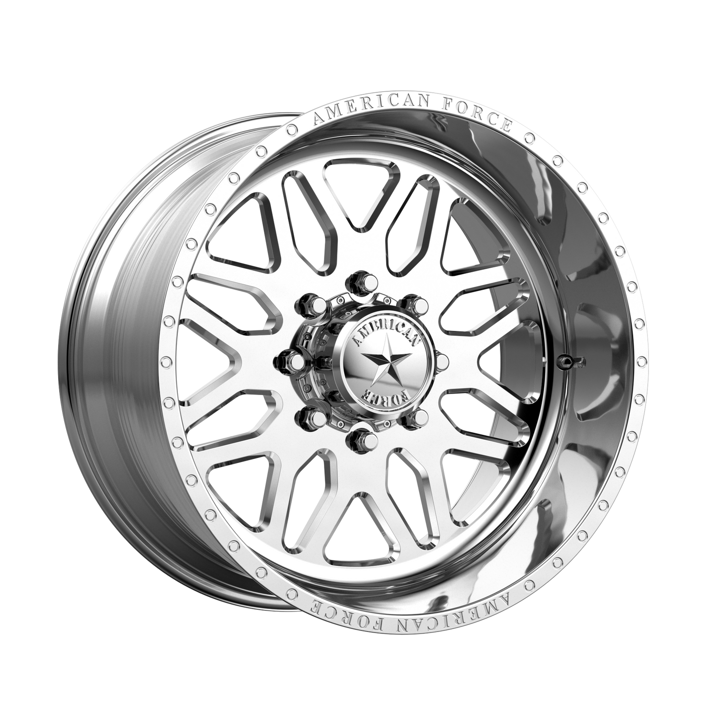 24x10 American Force AW2 Trax SS Polished Wheel 6x135 (25mm)
