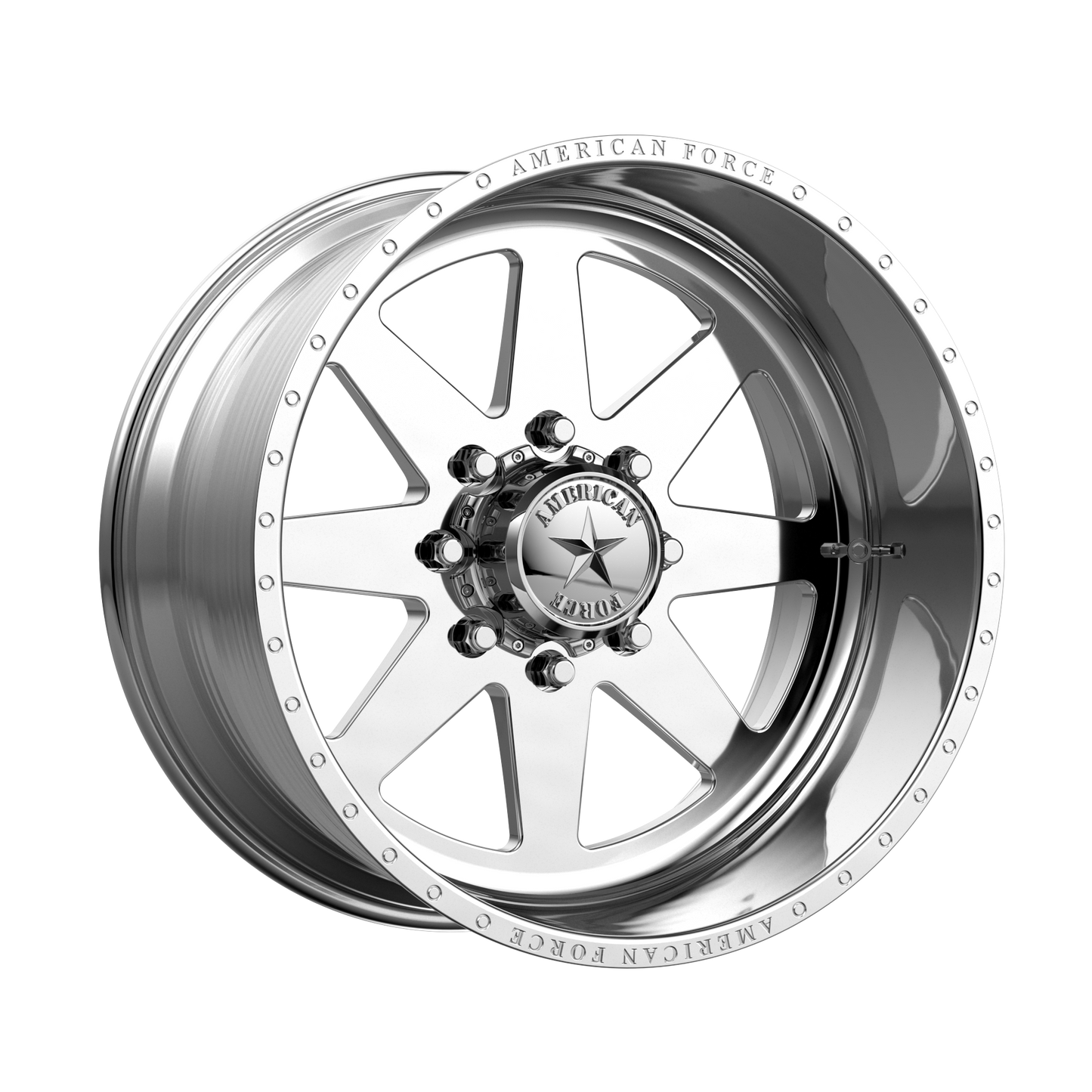 22x10 American Force AW11 Independence SS Polished Wheel 6x135 (25mm)