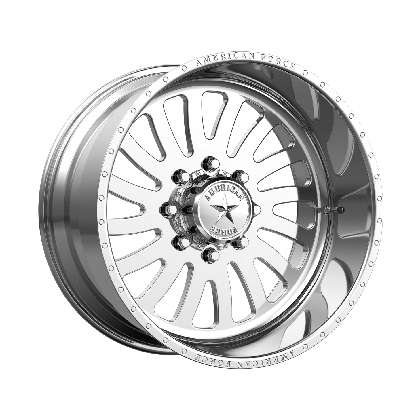 20x12 American Force AFW 74 OCTANE SS Polished Wheel 8x170 (-40mm)