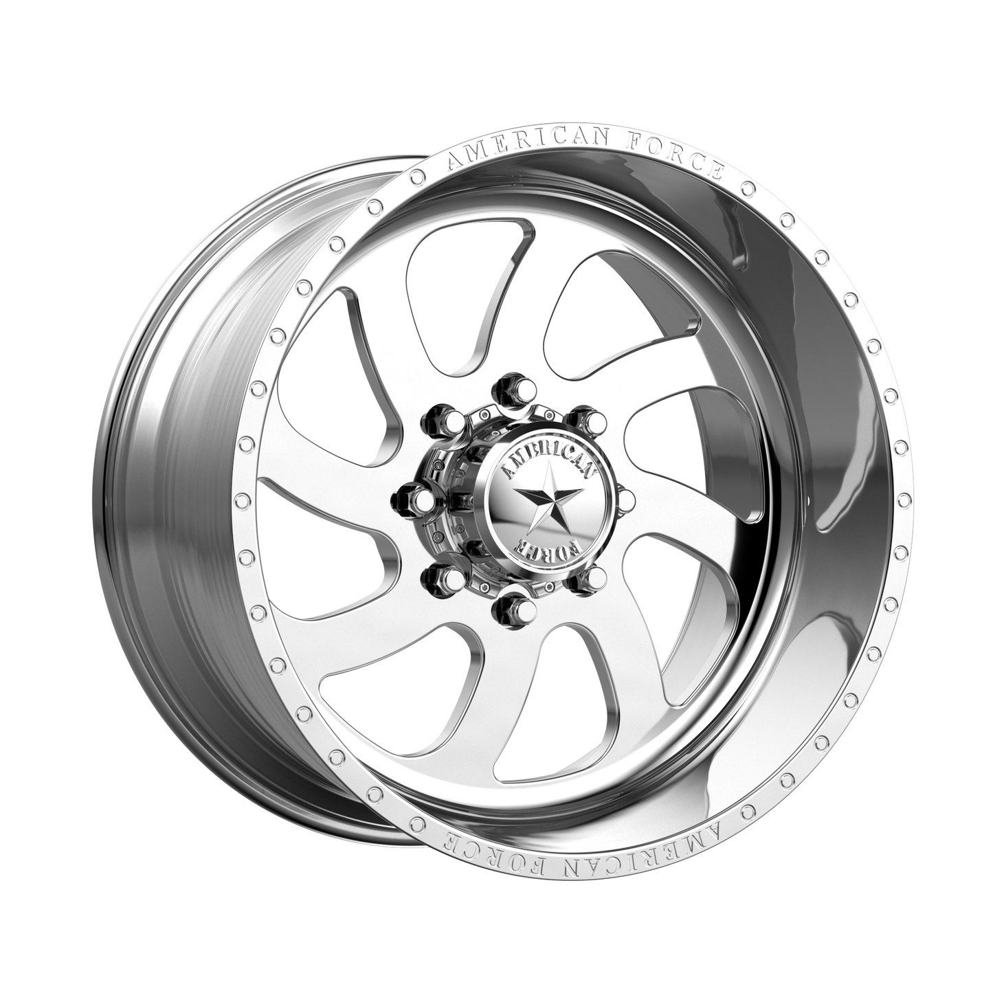20x10 American Force AFW 76 BLADE SS Polished Wheel 6x5.5 (-25mm)