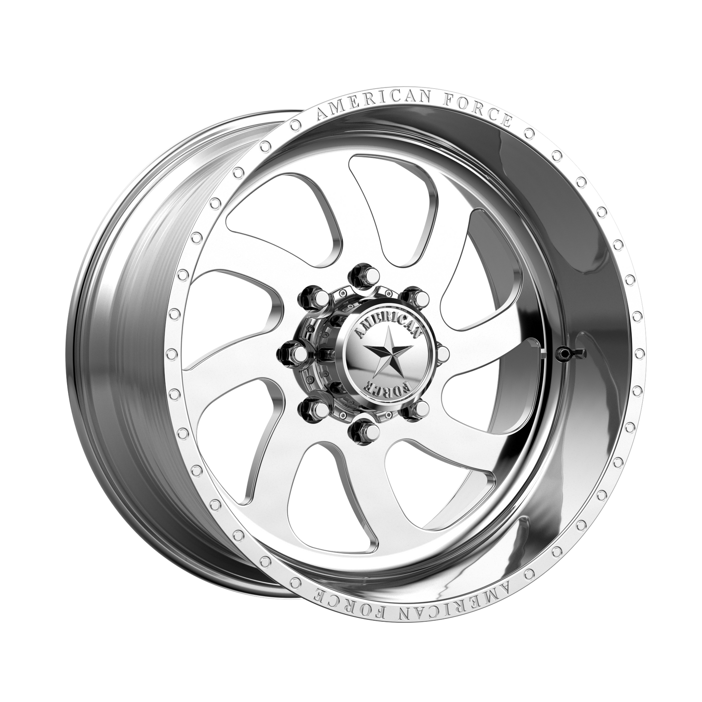 22x10 American Force AFW 76 BLADE SS Polished Wheel 6x135 (-25mm)