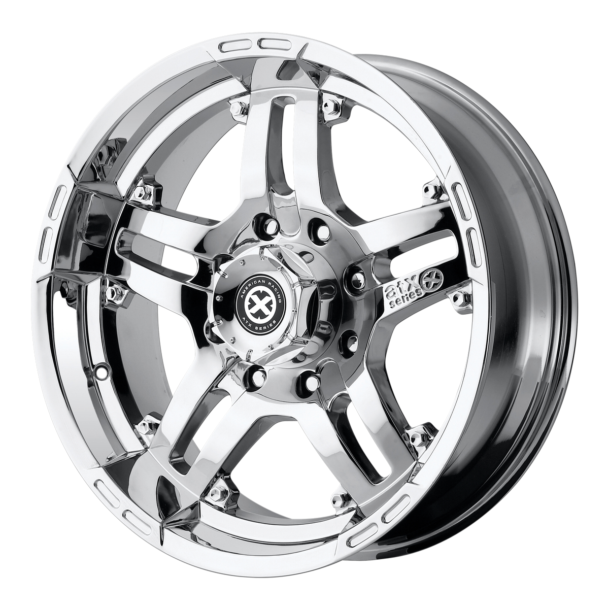 17x9 ATx Series Ax181 ARTILLERY Chrome Wheel 5x5 (-12mm)