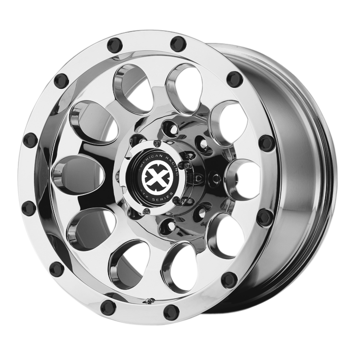 15x10 ATX Series AX186 Chrome Wheel 6x5.5 (-44mm)
