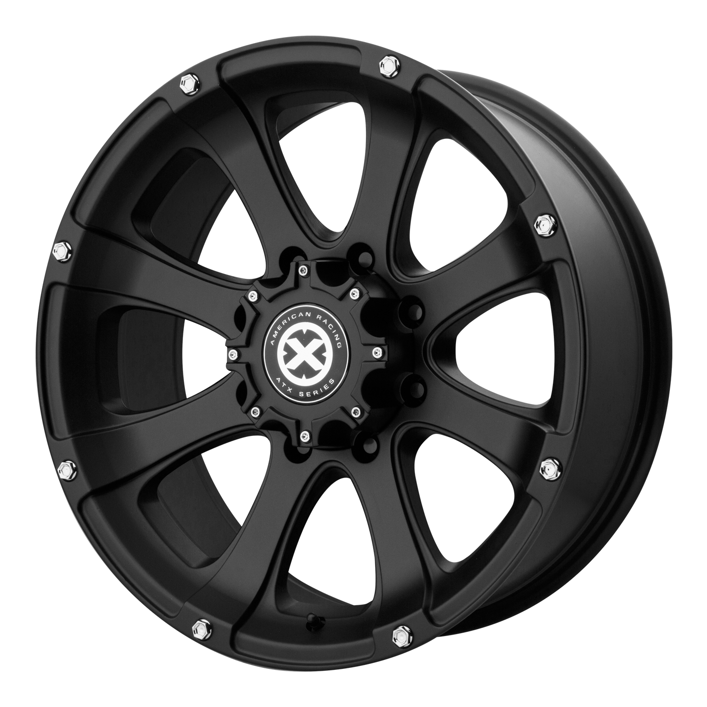 17x8 ATx Series Ax188 LEDGE Cast Iron Black Wheel 5x5.5 (0mm)