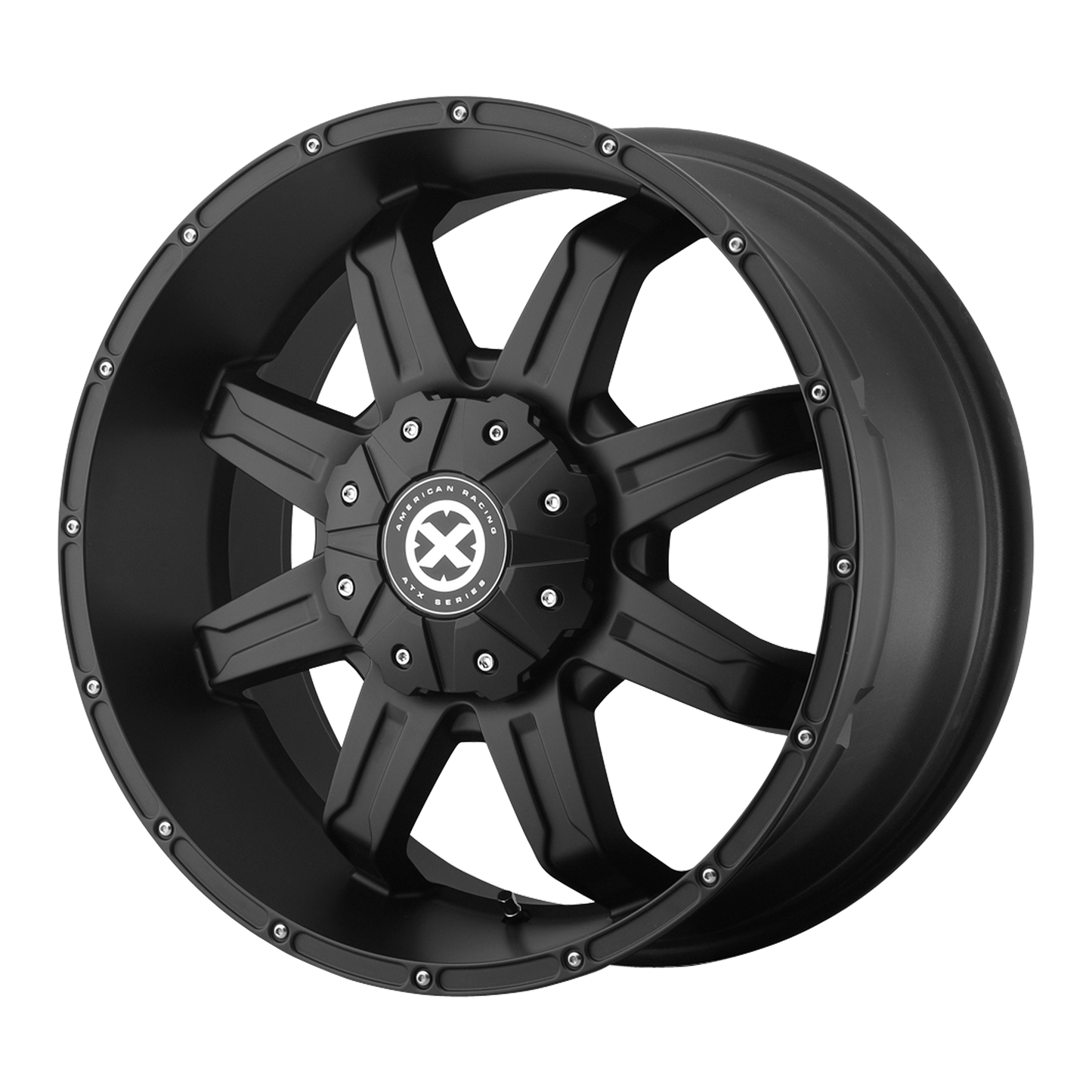 17x8.5 ATX Series AX192 Satin Black Wheel 5x4.5/5x5 (30mm)