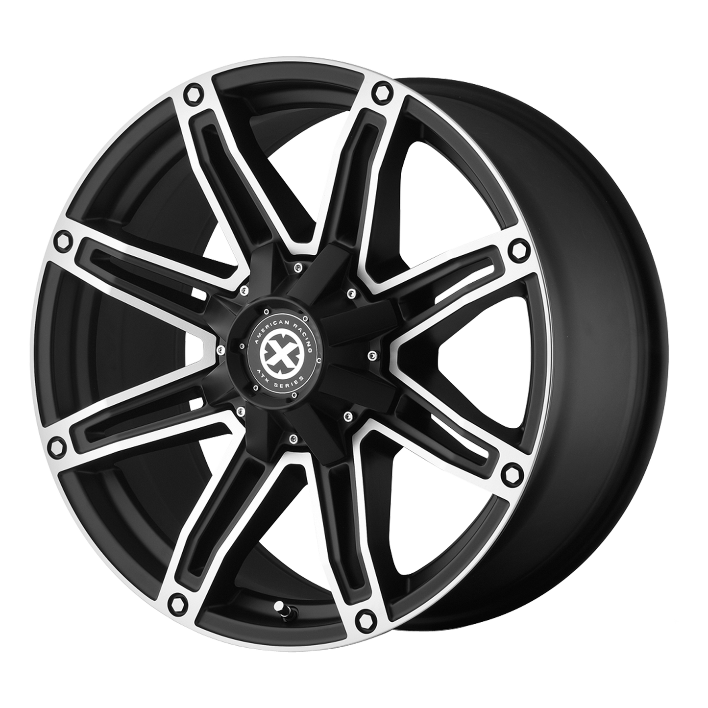 20x9 ATX Series AX193 Black Machined Wheel 5x4.5/5x5 (18mm)