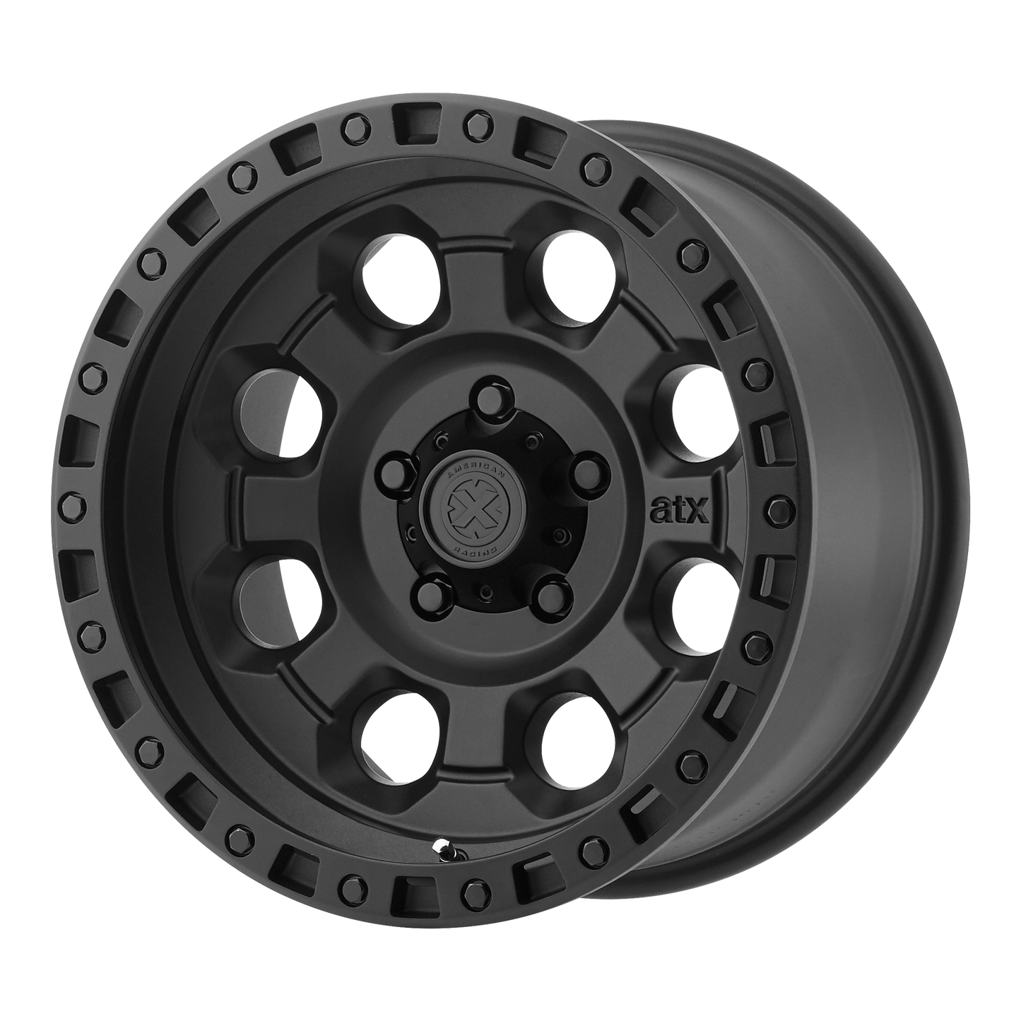 18x9 ATX Series AX201 Cast Iron Black Wheel 6x5.5 (40mm)
