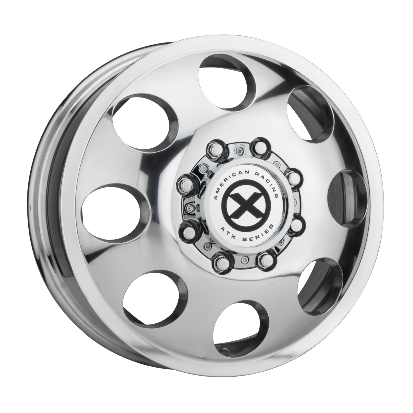 17x6 ATX Series AX204 Baja DUALLY Front Polished Wheel 8x6.5 (111mm)