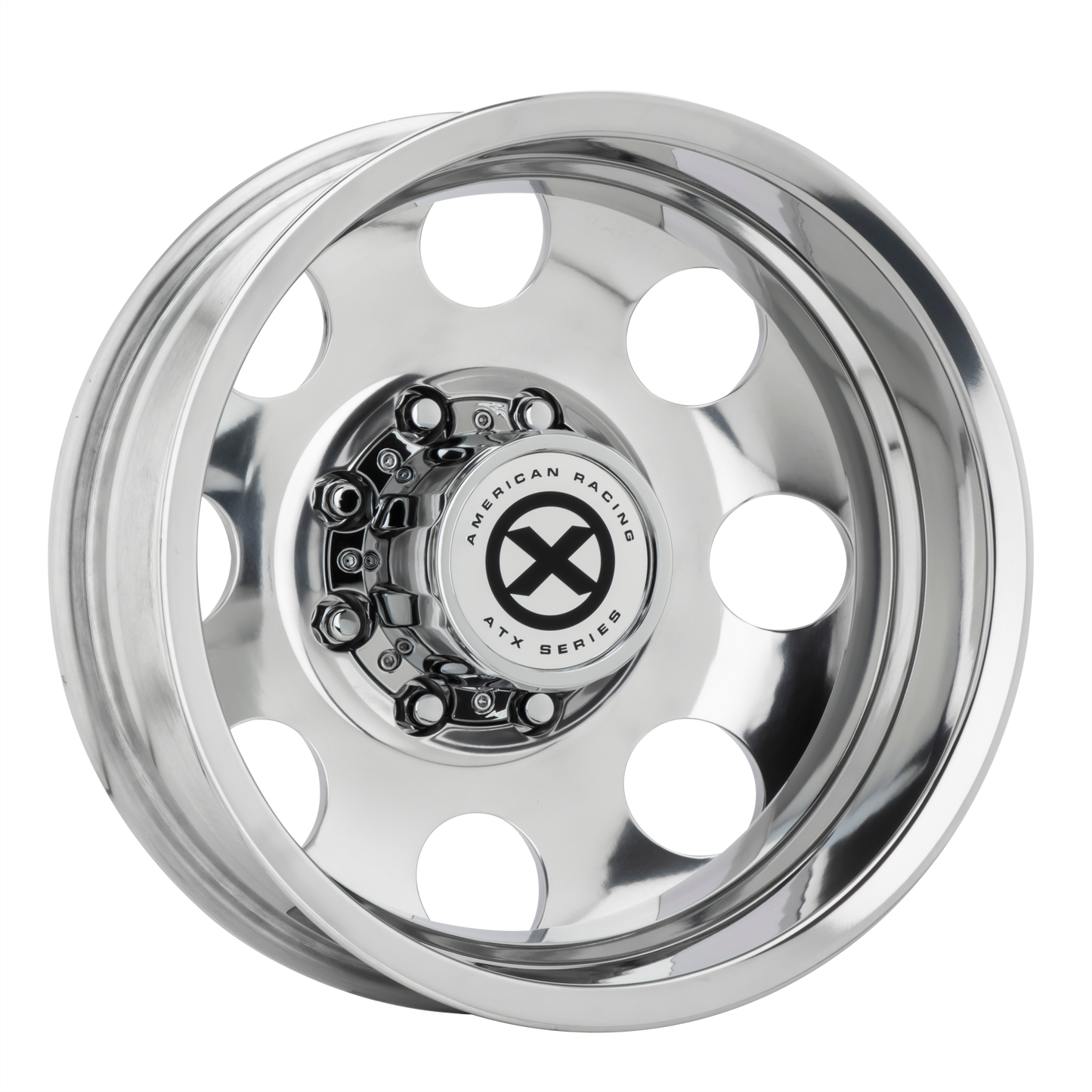 16x6 ATX Series AX204 BAJA DUALLY Polished - Rear Wheel 8X6.5 (-134mm)
