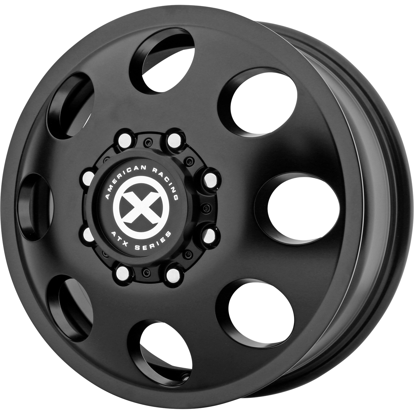 17x6 ATX Series AX204 BAJA DUALLY Satin Black - Front Wheel 8X6.5 (111mm)