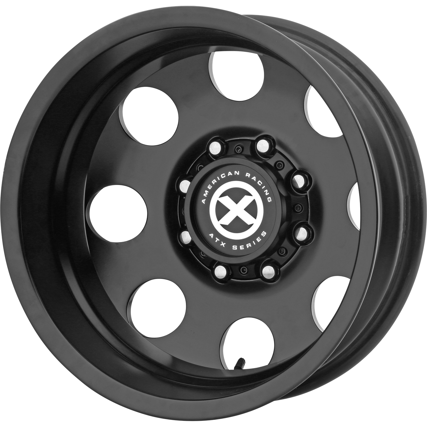 17x6.5 ATX Series AX204 BAJA DUALLY Satin Black - Rear Wheel 8X200 (-140mm)