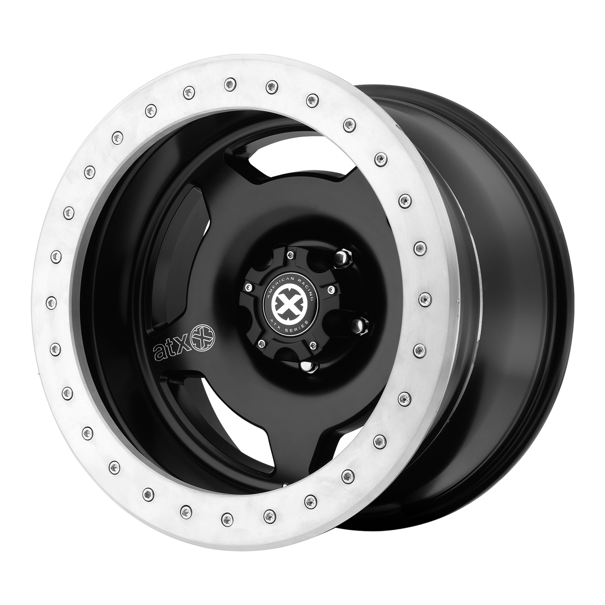 18x9 ATX Series AX756 Satin Black Wheel 5x5 (-38mm)