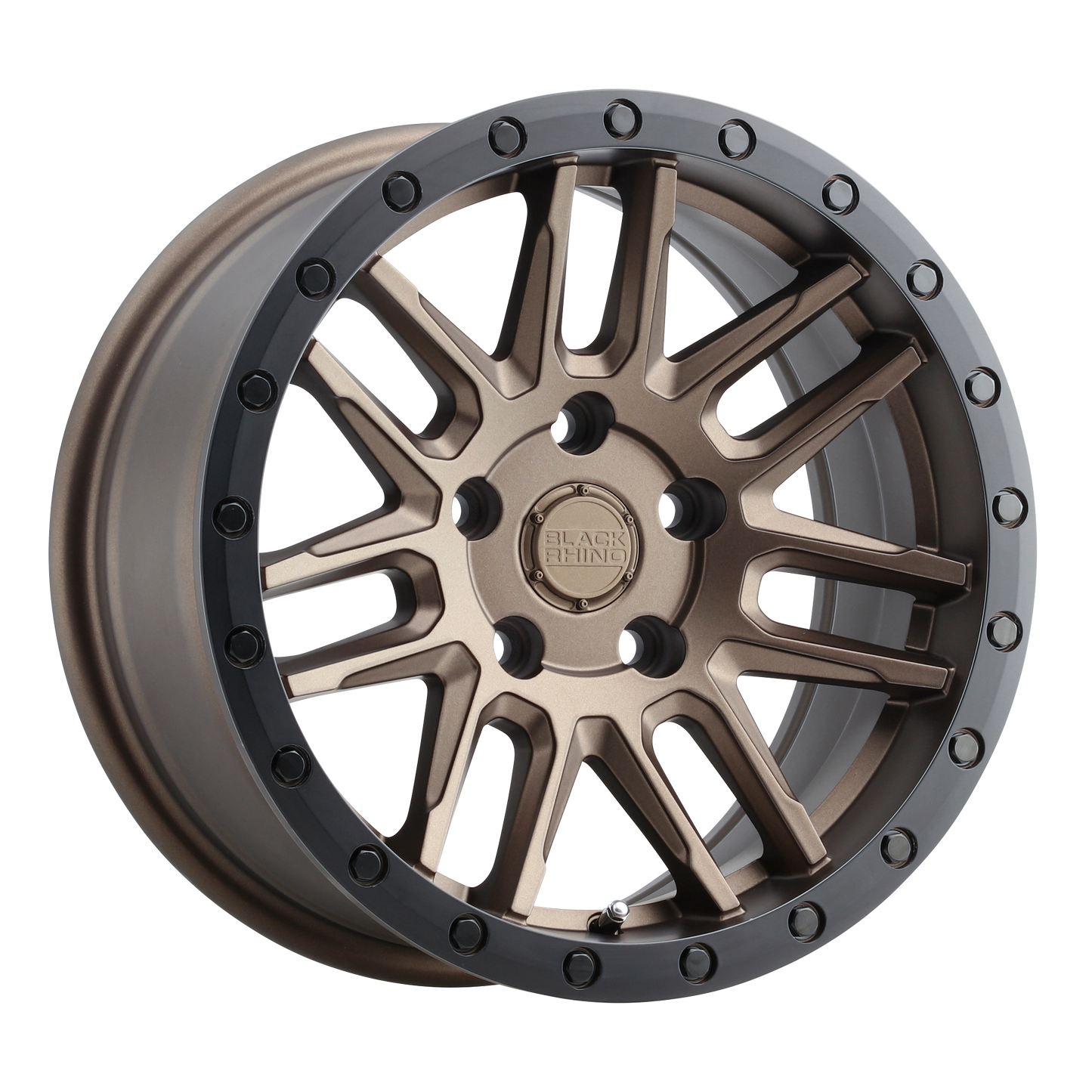 18x8 Black Rhino Arches Bronze W/Black Ring Wheel 5x4.25 (30mm)