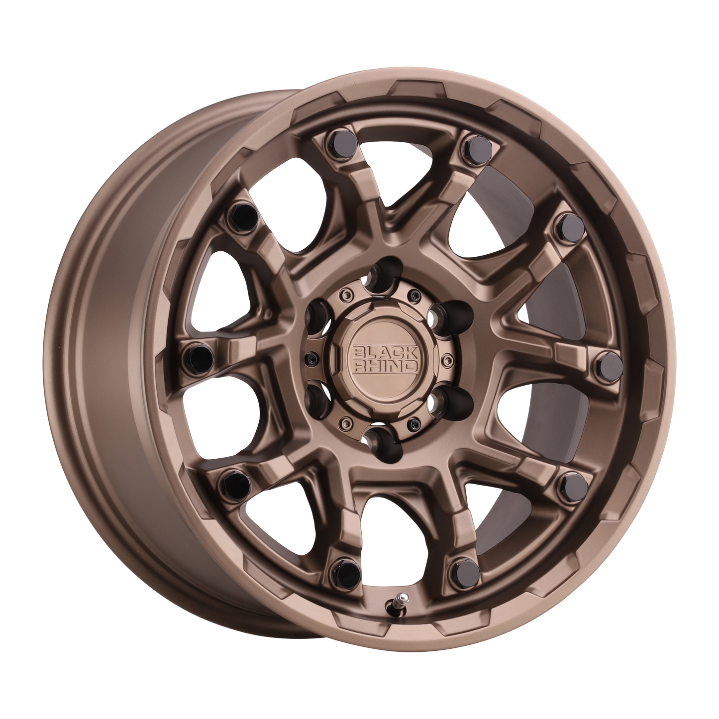 18x9 Black Rhino ARK BRONZE W/ GLOSS BLACK BOLTS Wheel 6x5.5 (12mm)