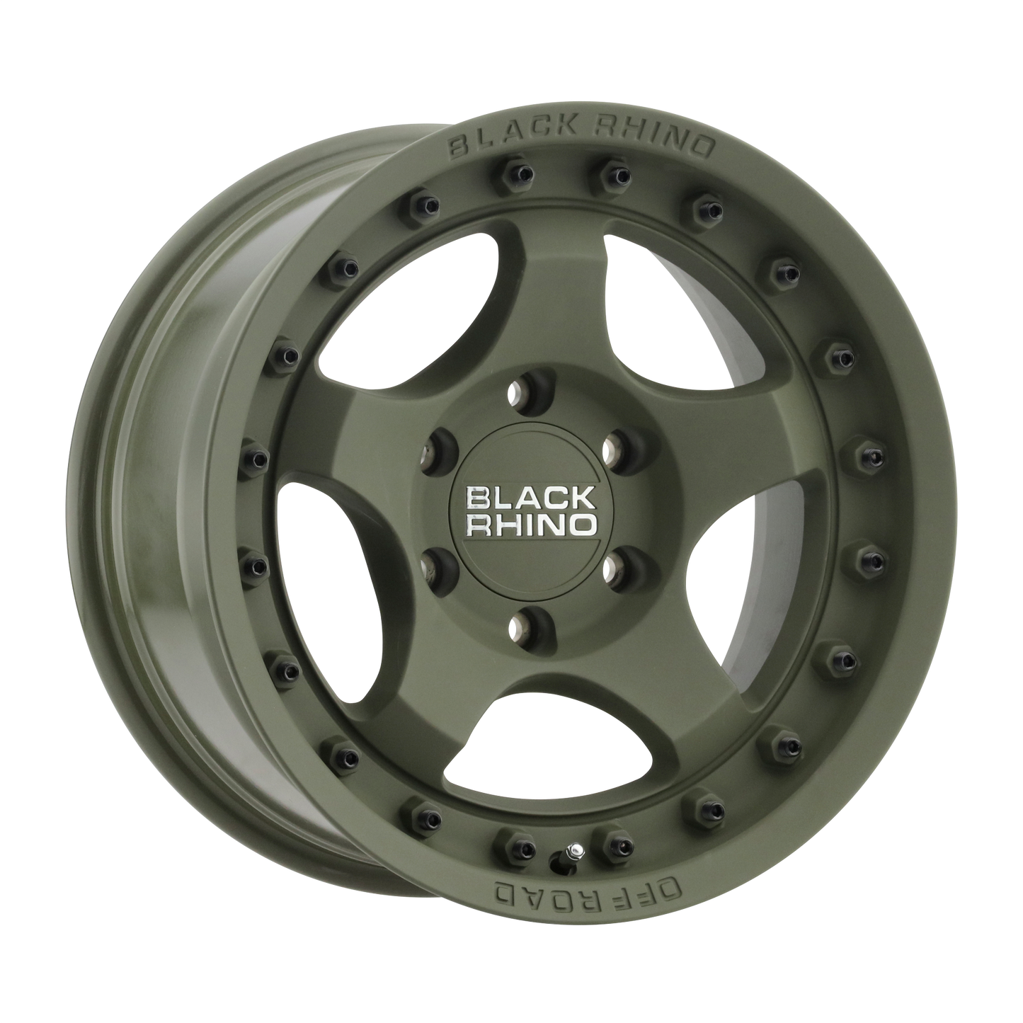 17x8.5 Black Rhino BANTAM OLIVE DRAB GREEN Wheel 5x5 (-10mm)