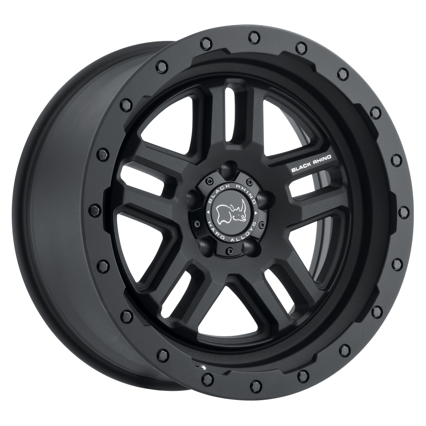 20x9.5 Black Rhino BARSTOW TEXTURED MATTE BLACK Wheel 6x120 (12mm)