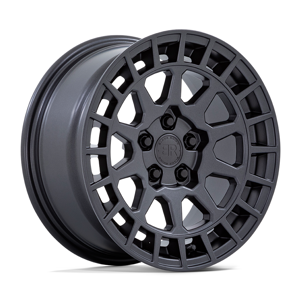 18x8.5 Black Rhino BOxER GUN BLACK Wheel 5x4.5 (12mm)