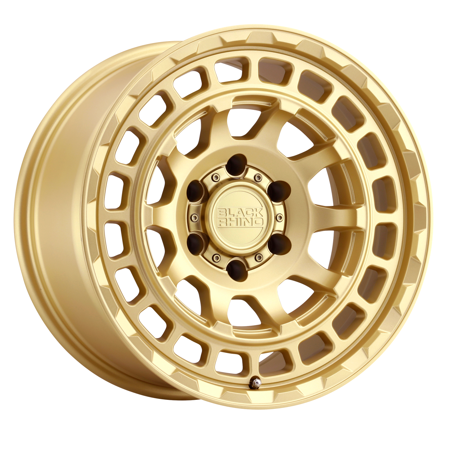 17x8.5 Black Rhino CHAMBER MATTE GOLD Wheel 5x5 (-18mm)