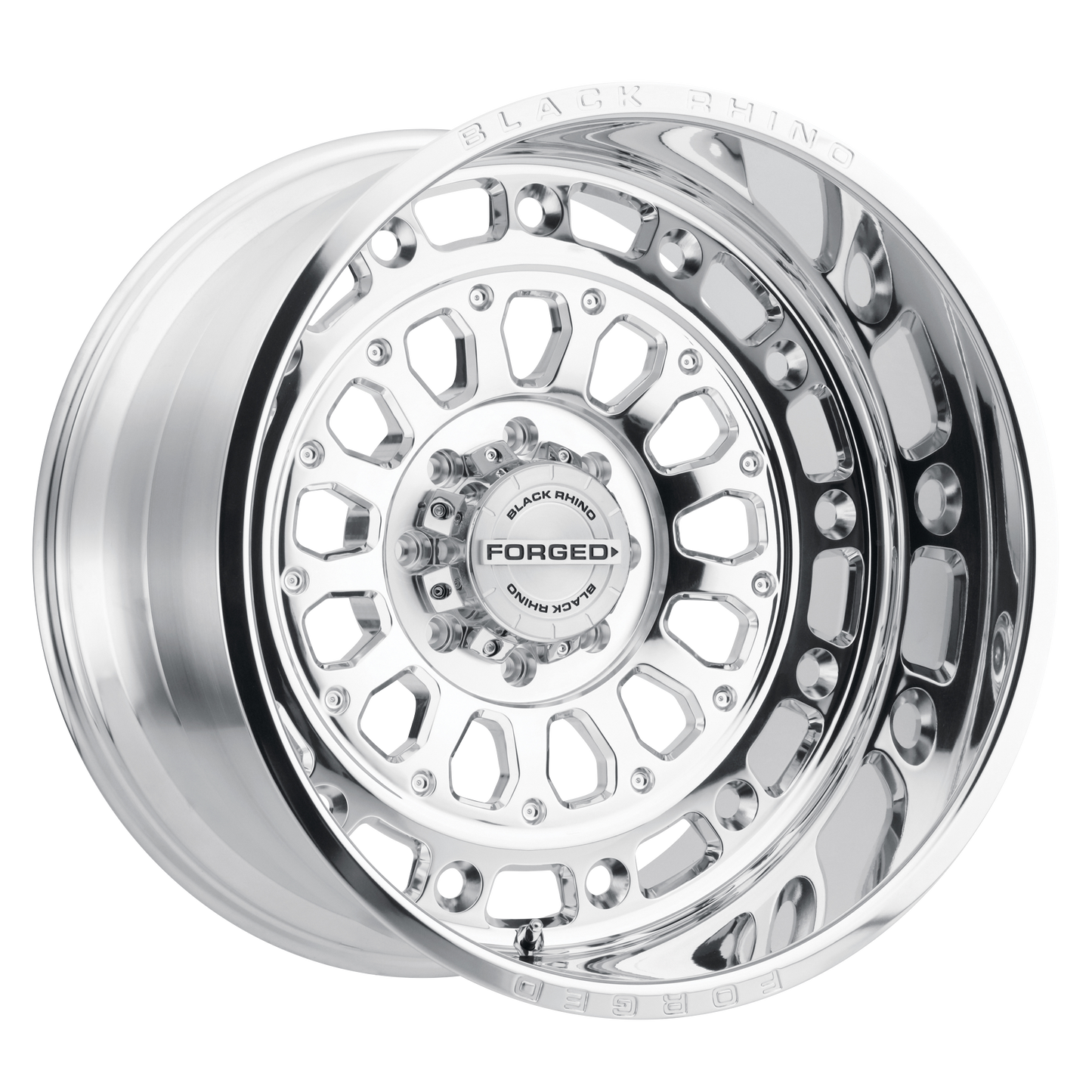 24x14 Black Rhino CENTURION POLISHED Wheel 6x5.5 (-76mm)