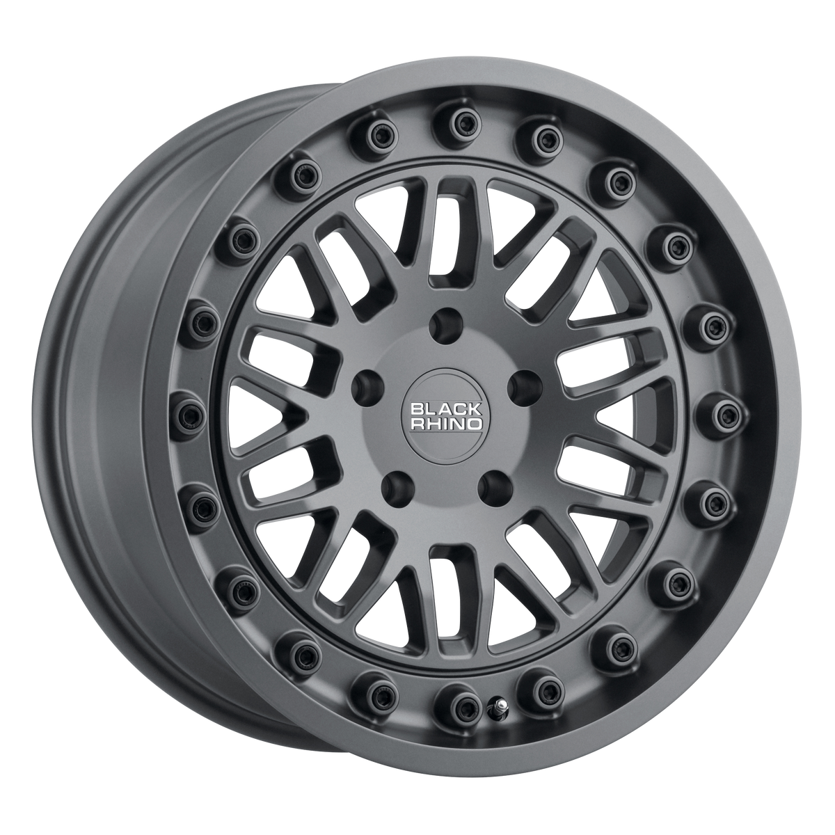 17x9.5 Black Rhino FURY MATTE GUNMETAL Wheel 5x5 (-18mm)