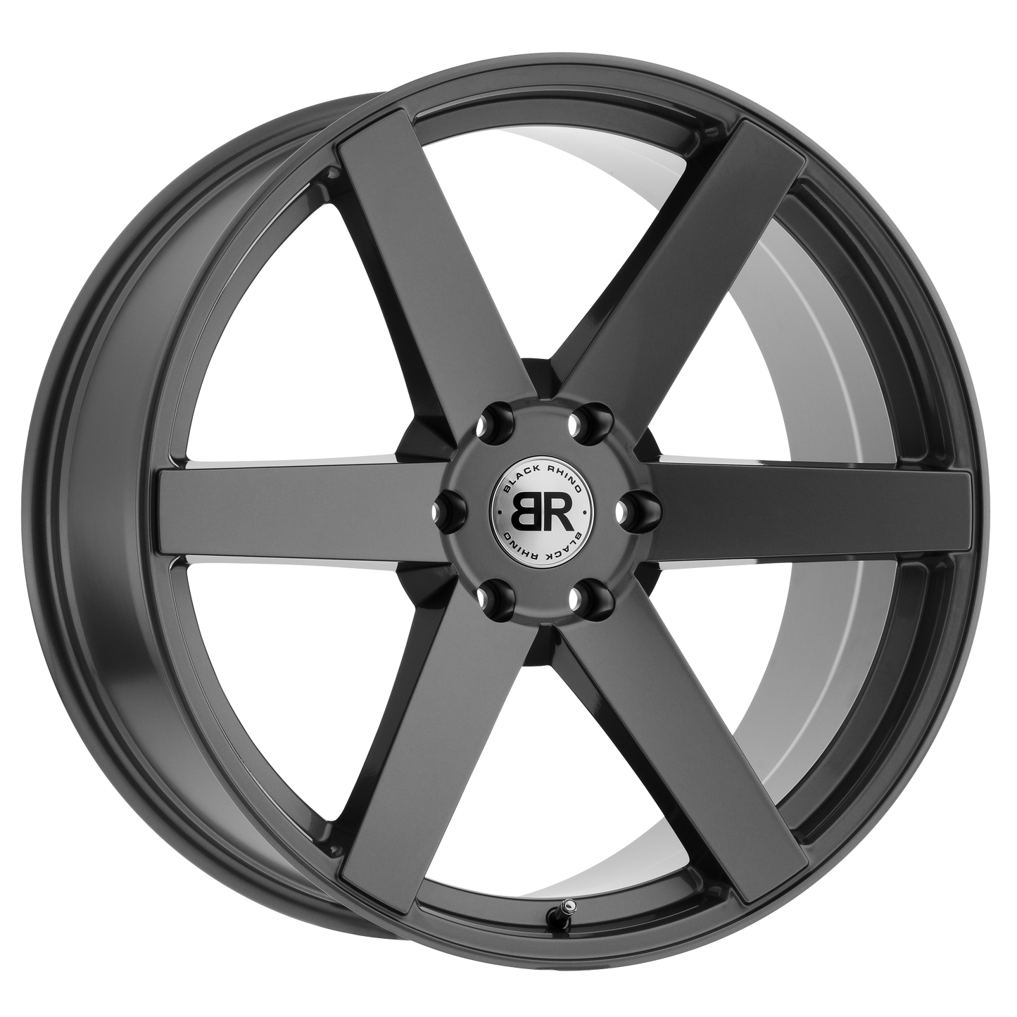22x10 Black Rhino KAROO GLOSS GUNMETAL Wheel 6x135 (30mm)
