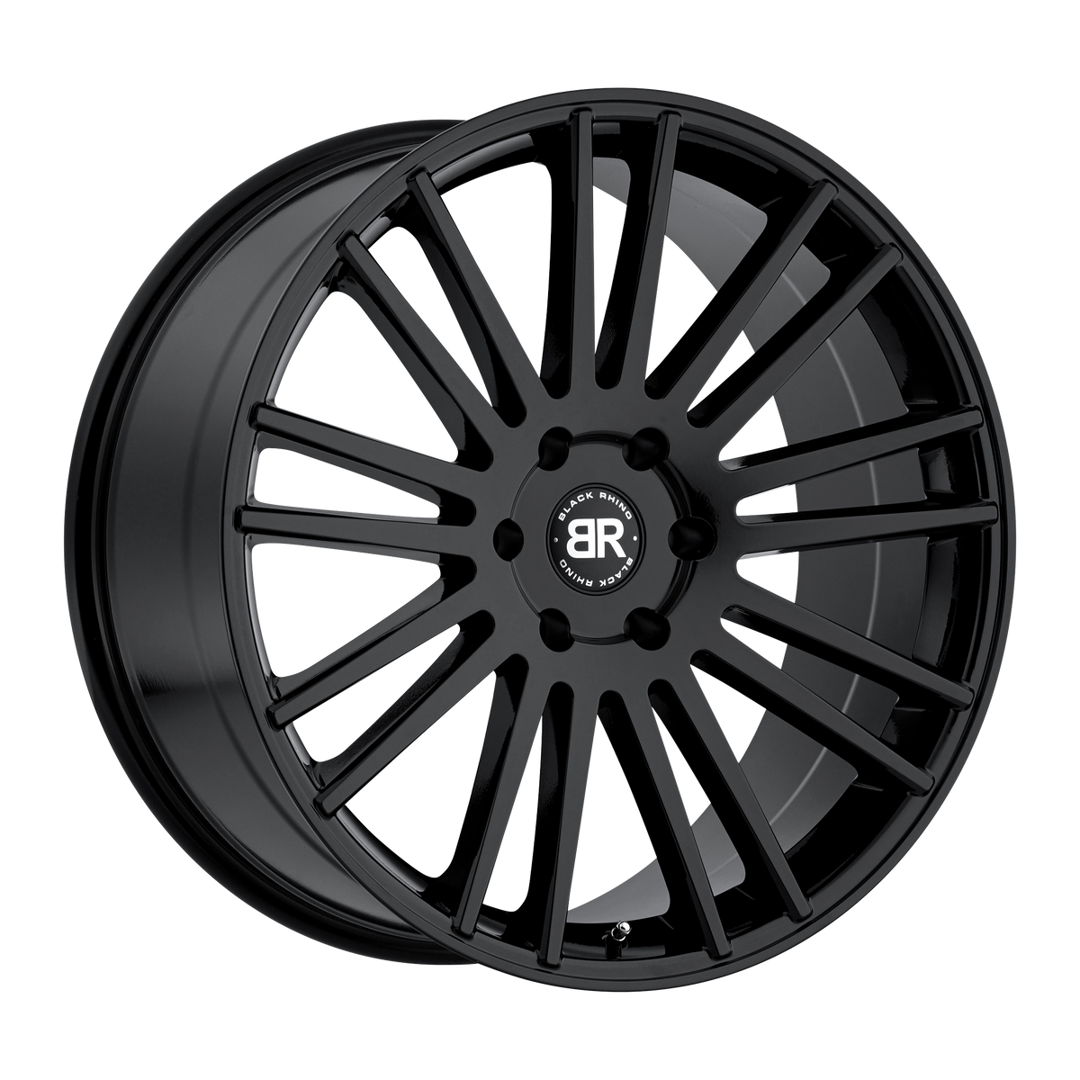 18x8.5 Black Rhino KRUGER GLOSS BLACK Wheel 5x4.5 (35mm)