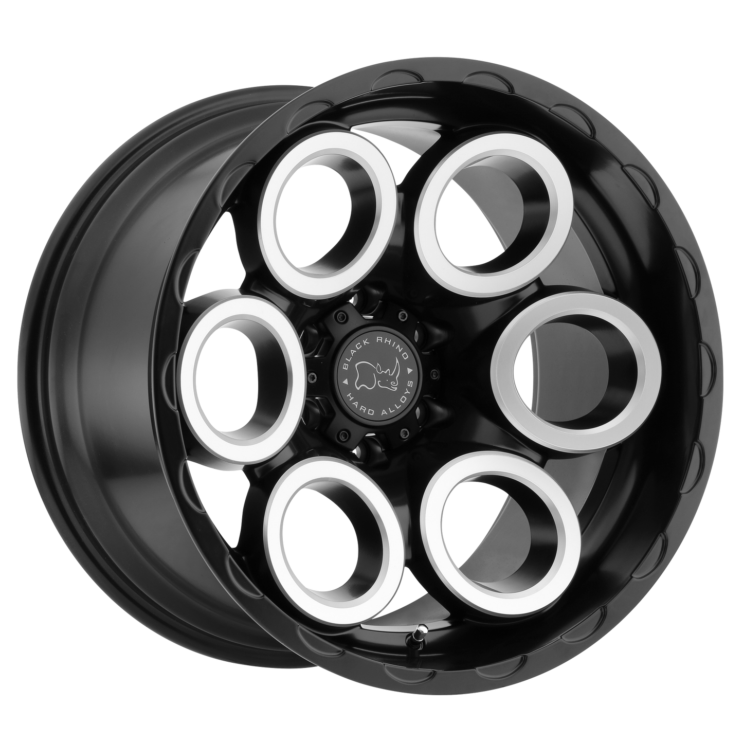 20x9.5 Black Rhino MAGNUS MATTE BLK W/ MATTE MACHINE FACE Wheel 6x5.5 (6mm)