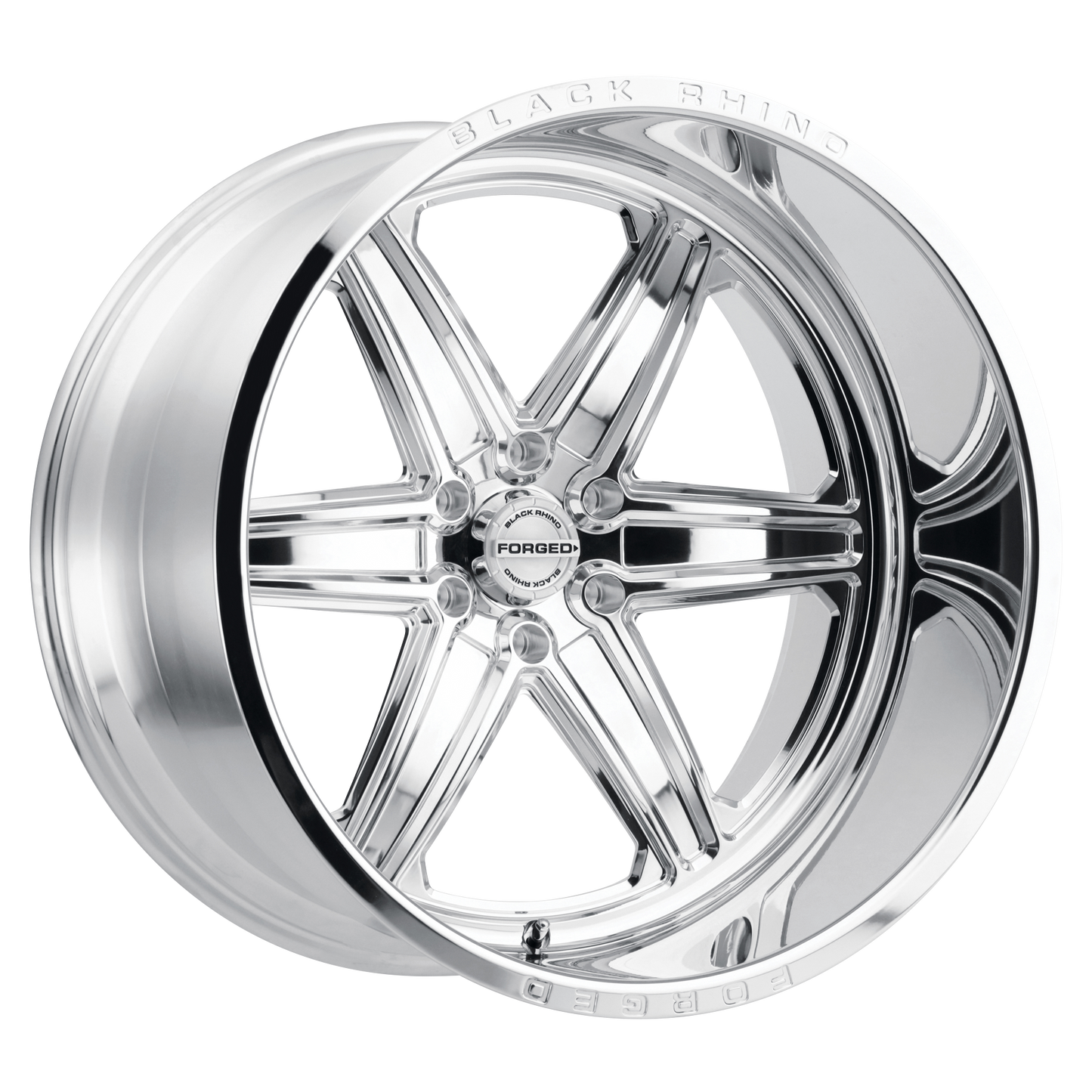 22x14 Black Rhino MARAUDER POLISHED Wheel 6x5.5 (-76mm)