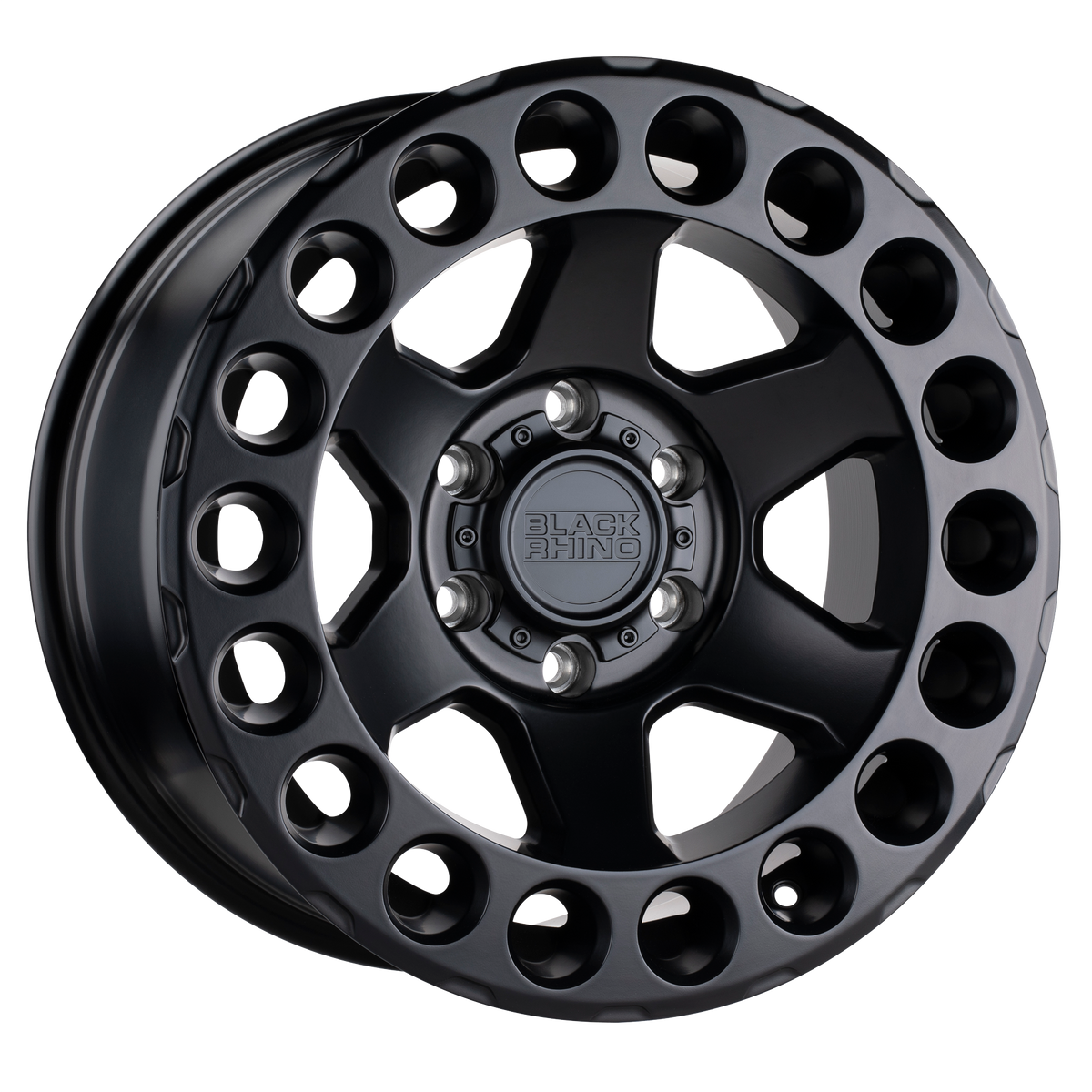18x9.5 Black Rhino ODESSA MATTE BLACK Wheel 5x5 (2mm)