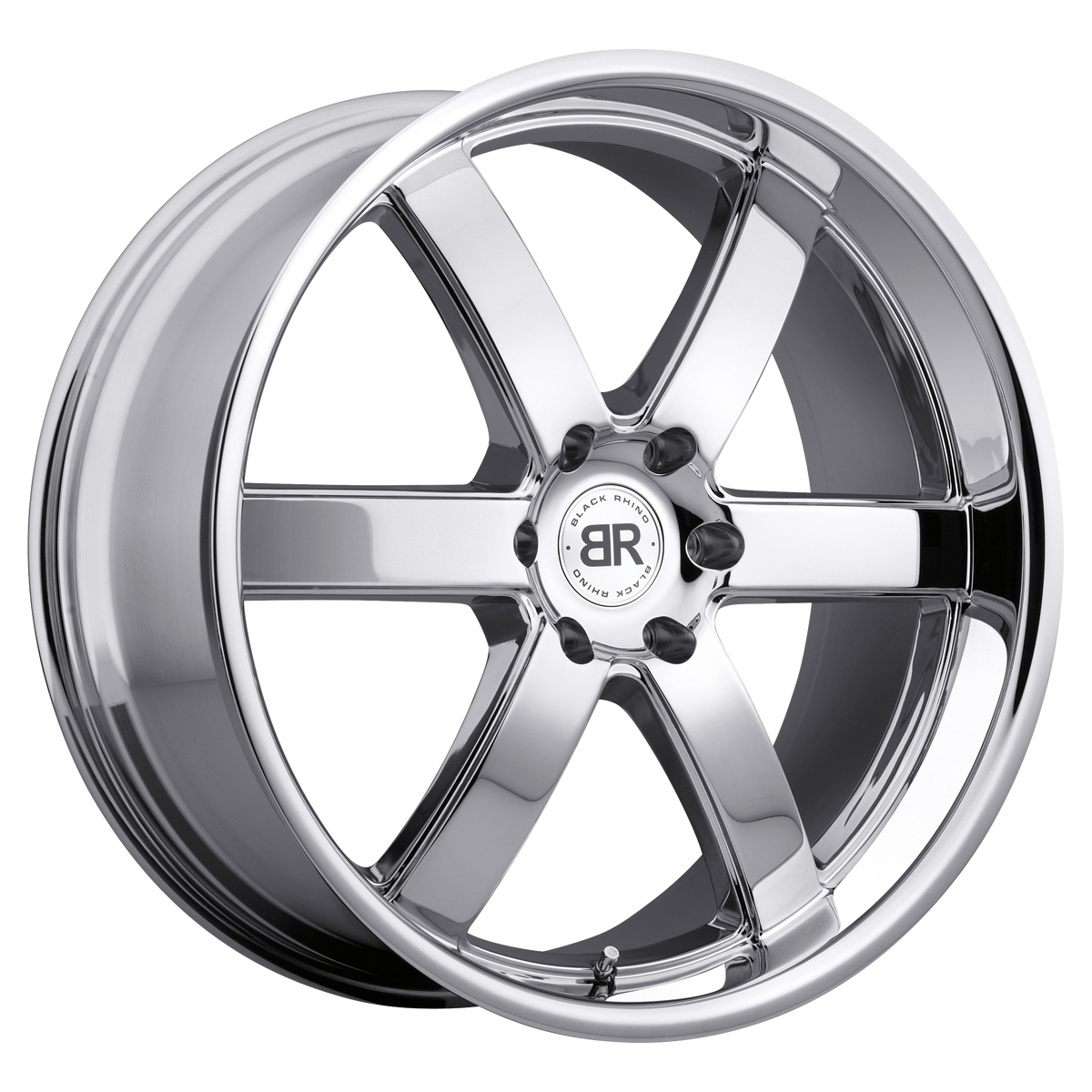 20x8.5 Black Rhino PONDORA CHROME Wheel 6x4.5 (18mm)