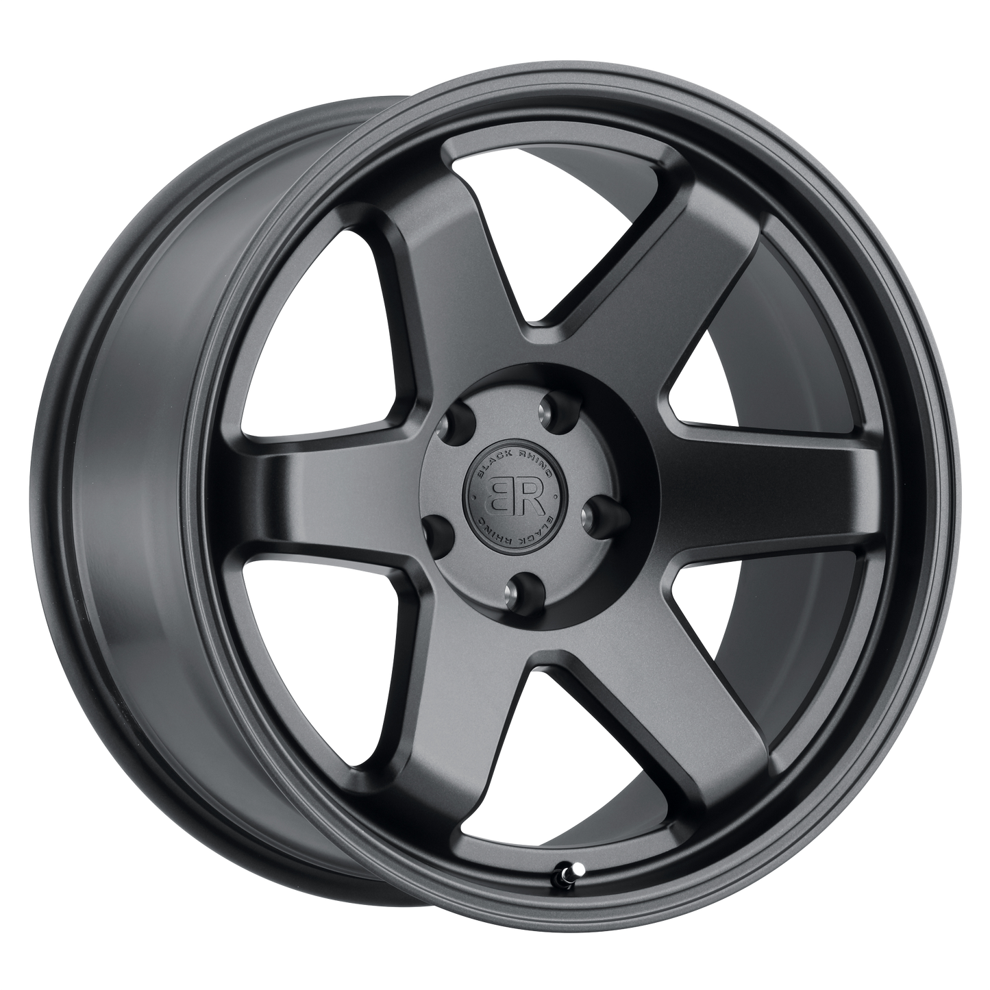 18x9.5 Black Rhino ROKU GUN BLACK Wheel 5x5 (-18mm)