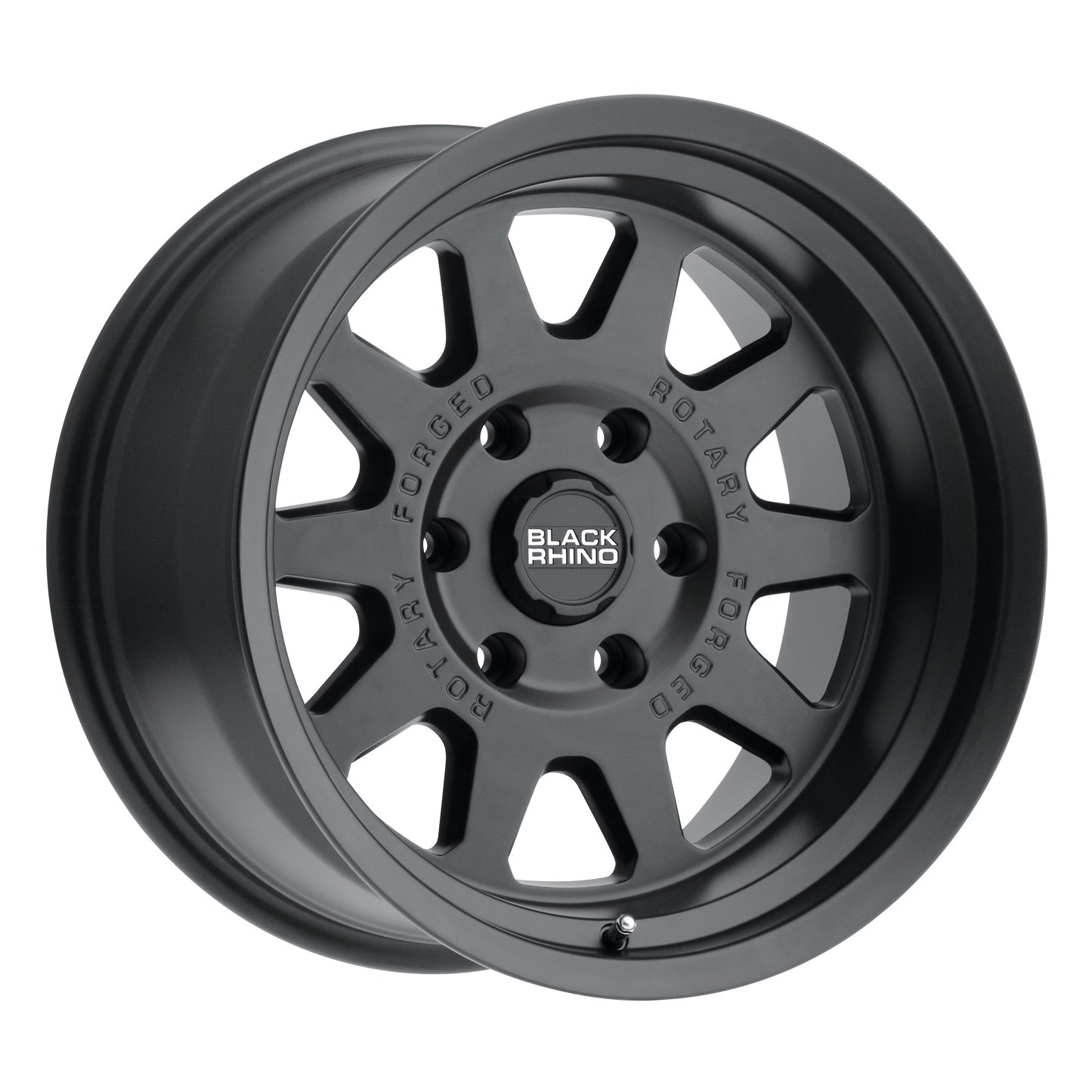 16x8 Black Rhino STADIUM MATTE BLACK Wheel 6x5.5 (-10mm)