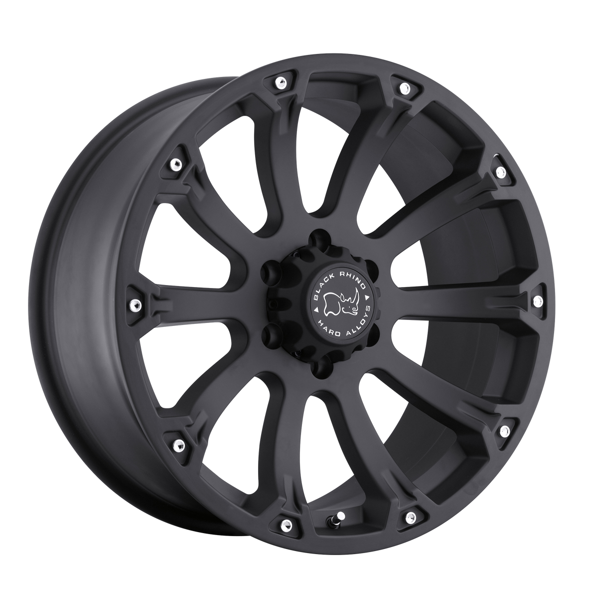 18x9 Black Rhino SIDEWINDER MATTE BLACK Wheel 6x5.5 (12mm)