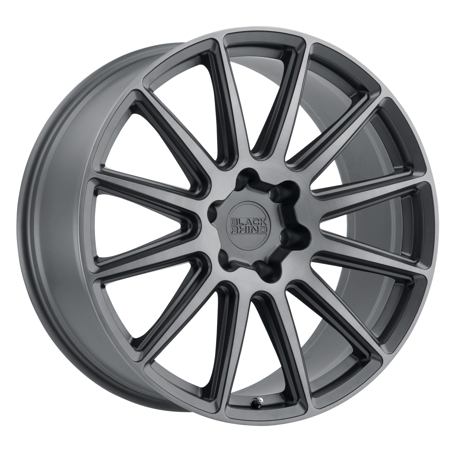 22x10 Black Rhino WAZA BRUSHED GUNMETAL Wheel 6x5.5 (25mm)