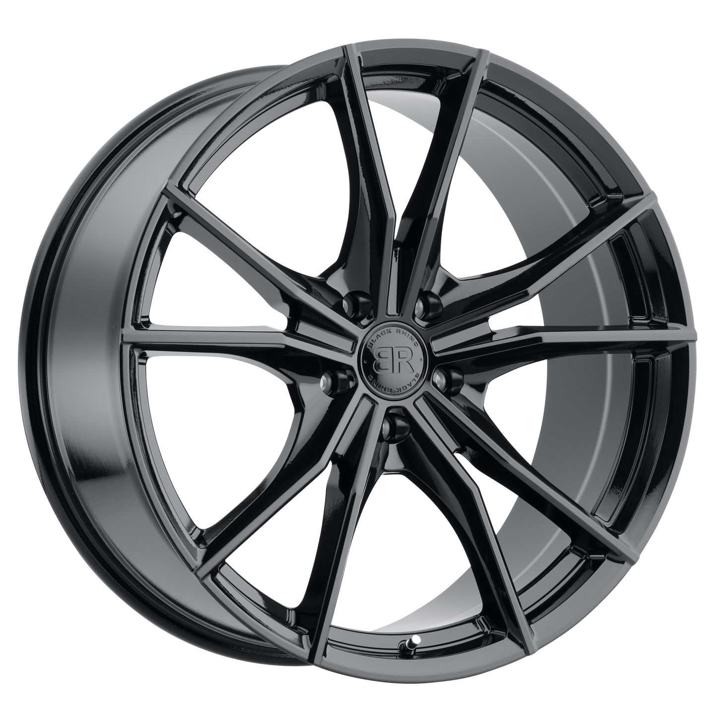 22x9.5 Black Rhino ZION GLOSS BLACK Wheel 6x5.5 (20mm)