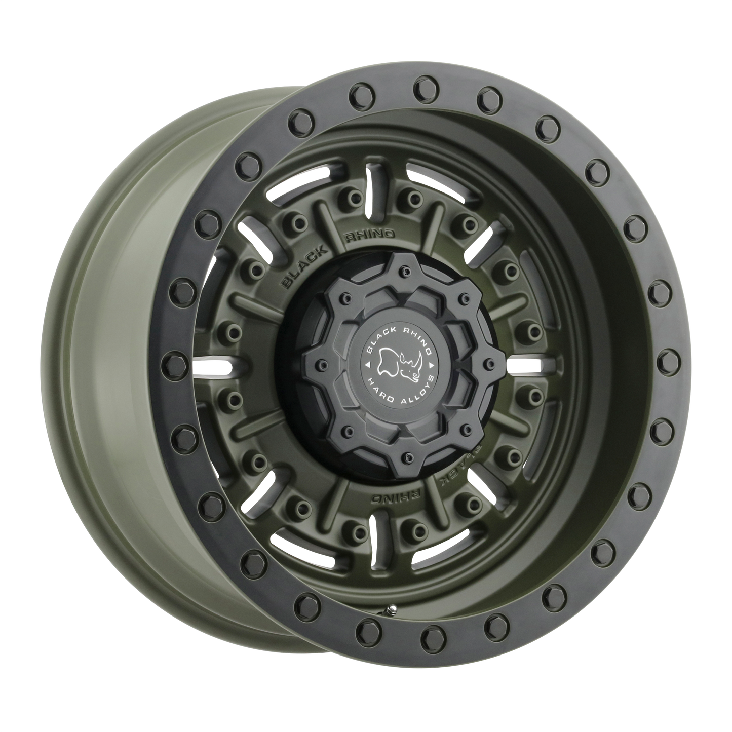 20x9.5 Black Rhino Abrams Olive Drab Green Wheel 6x5.5 (-2mm)