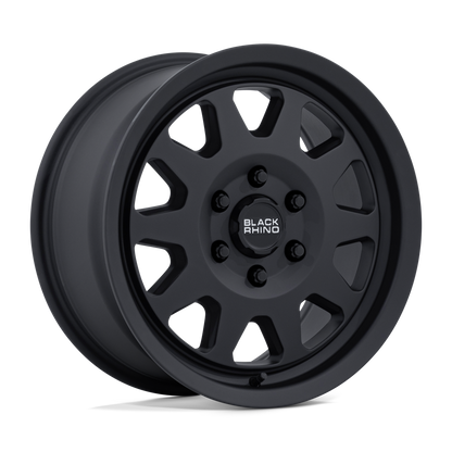 17x8 Black Rhino Stadium Matte Black Wheel 6x5.5 (35mm)