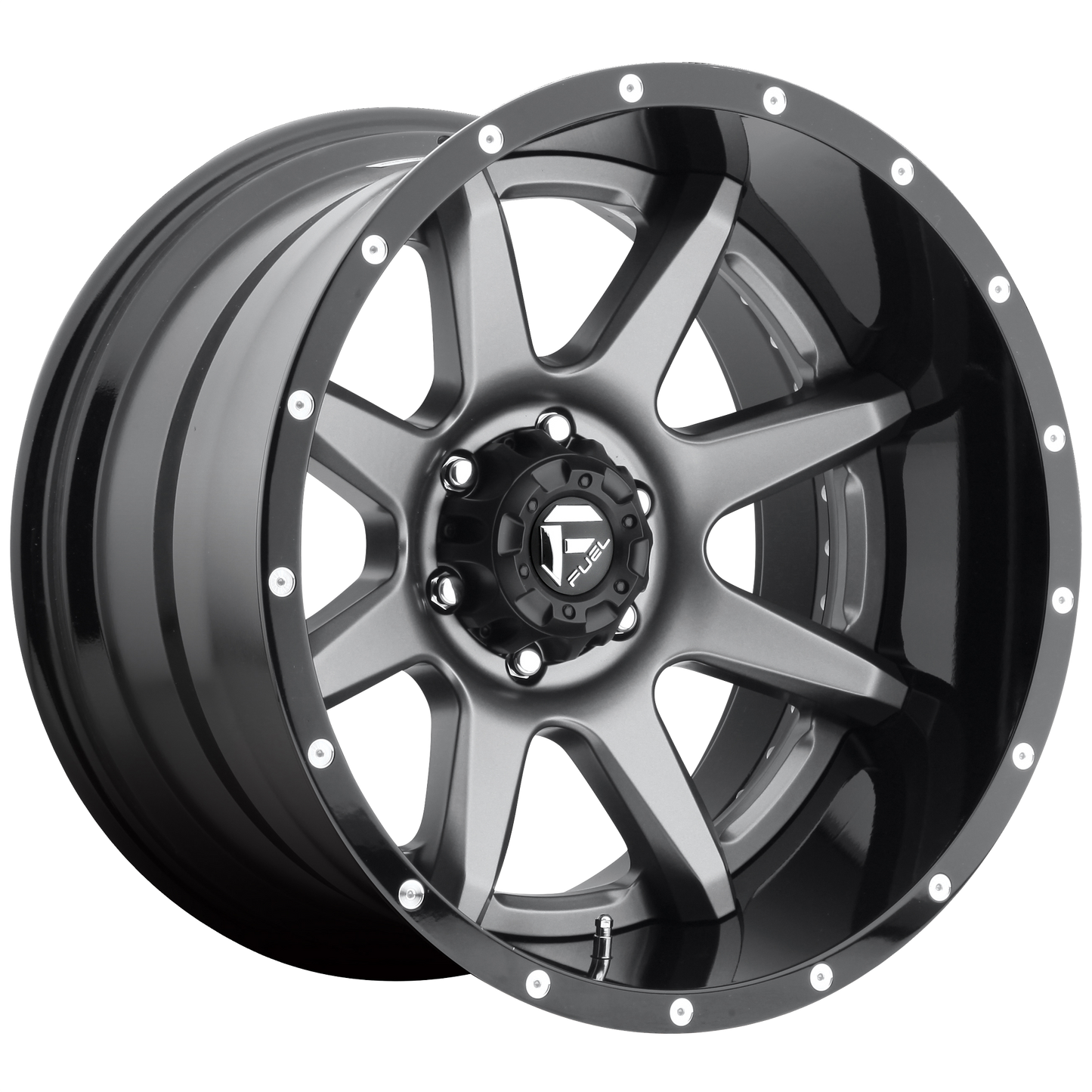 22x12 Fuel D238 Rampage Matte Anthracite Wheel 8x170 (-44mm)
