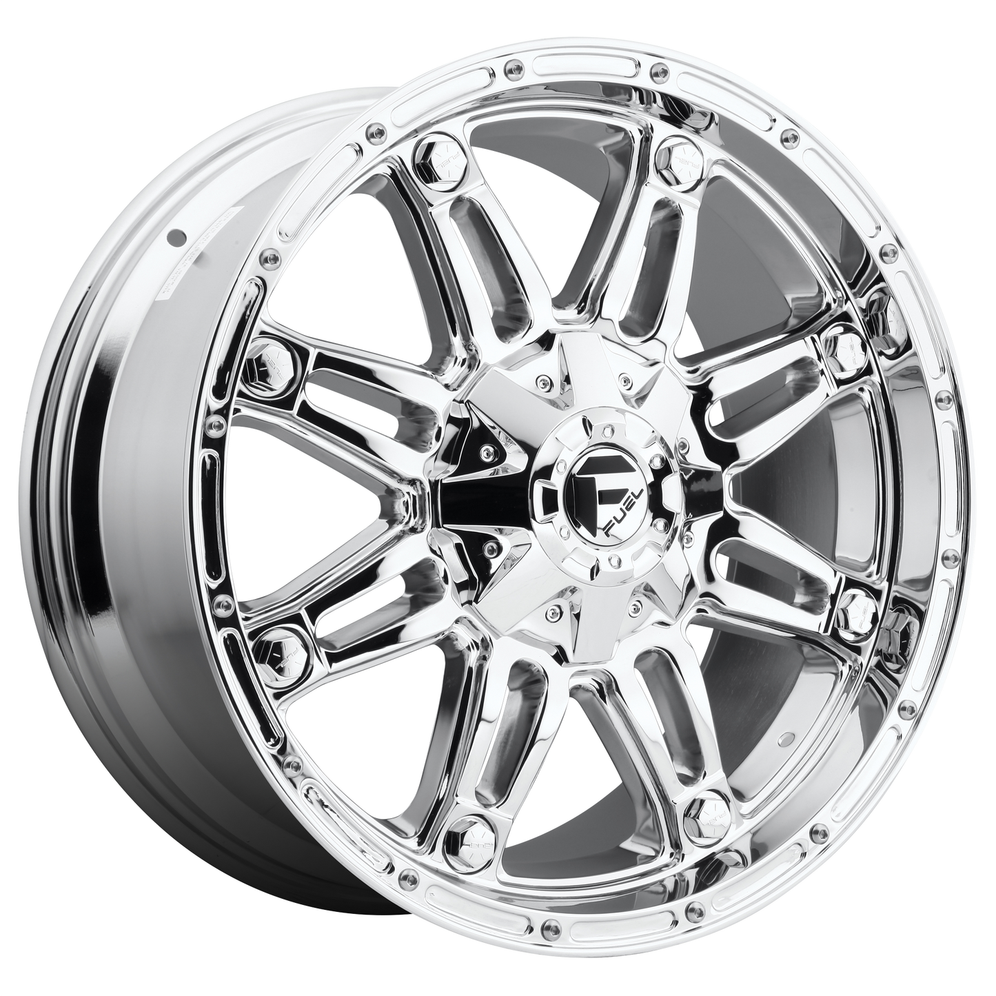 22x9.5 Fuel D530 Hostage Chrome Wheel BLANK (-6mm)