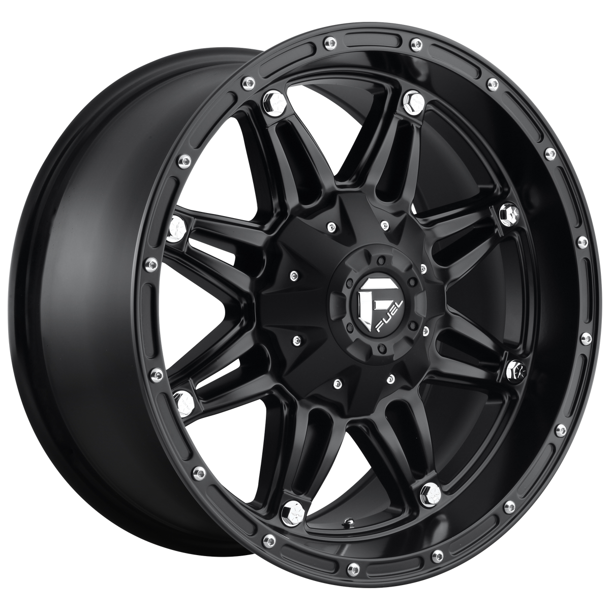 18x9 Fuel D531 Hostage Matte Black Wheel BLANK (20mm)