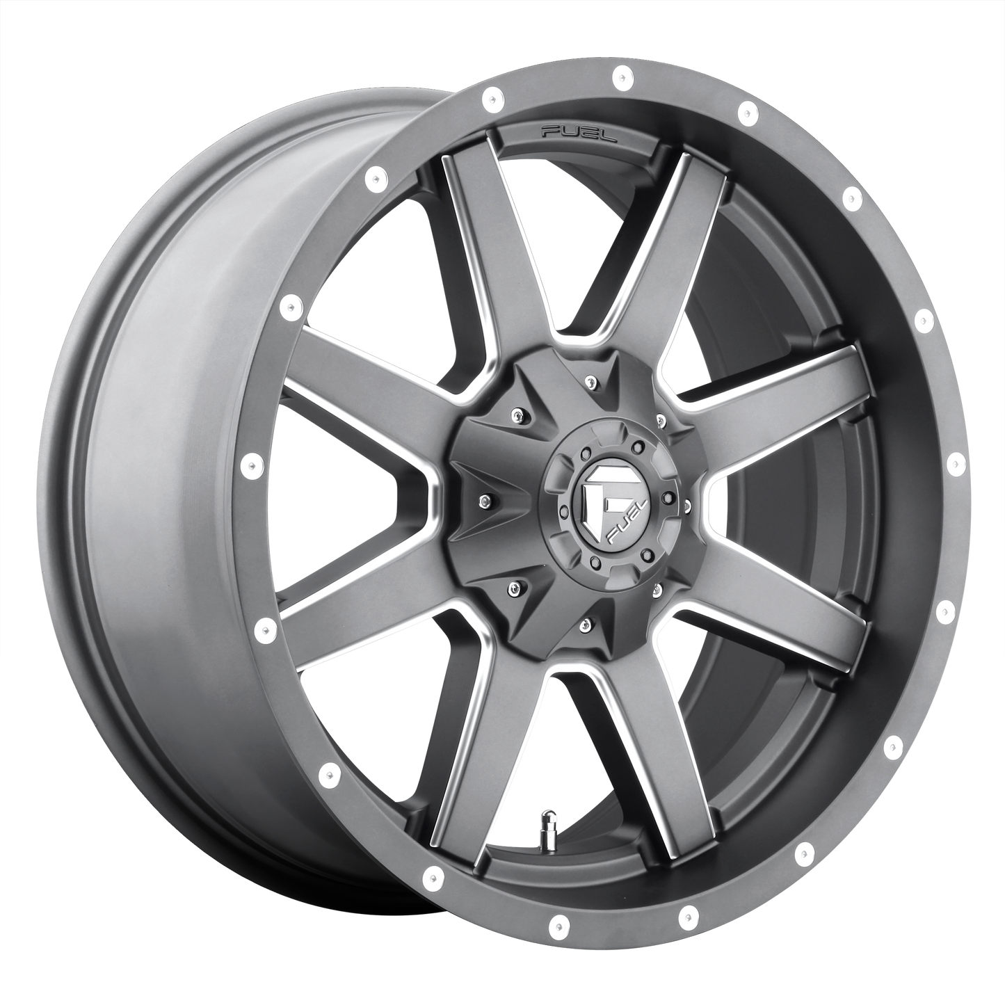 20x10 Fuel D542 Maverick Matte Gunmetal Wheel 6x5.5/6x135 (-18mm)