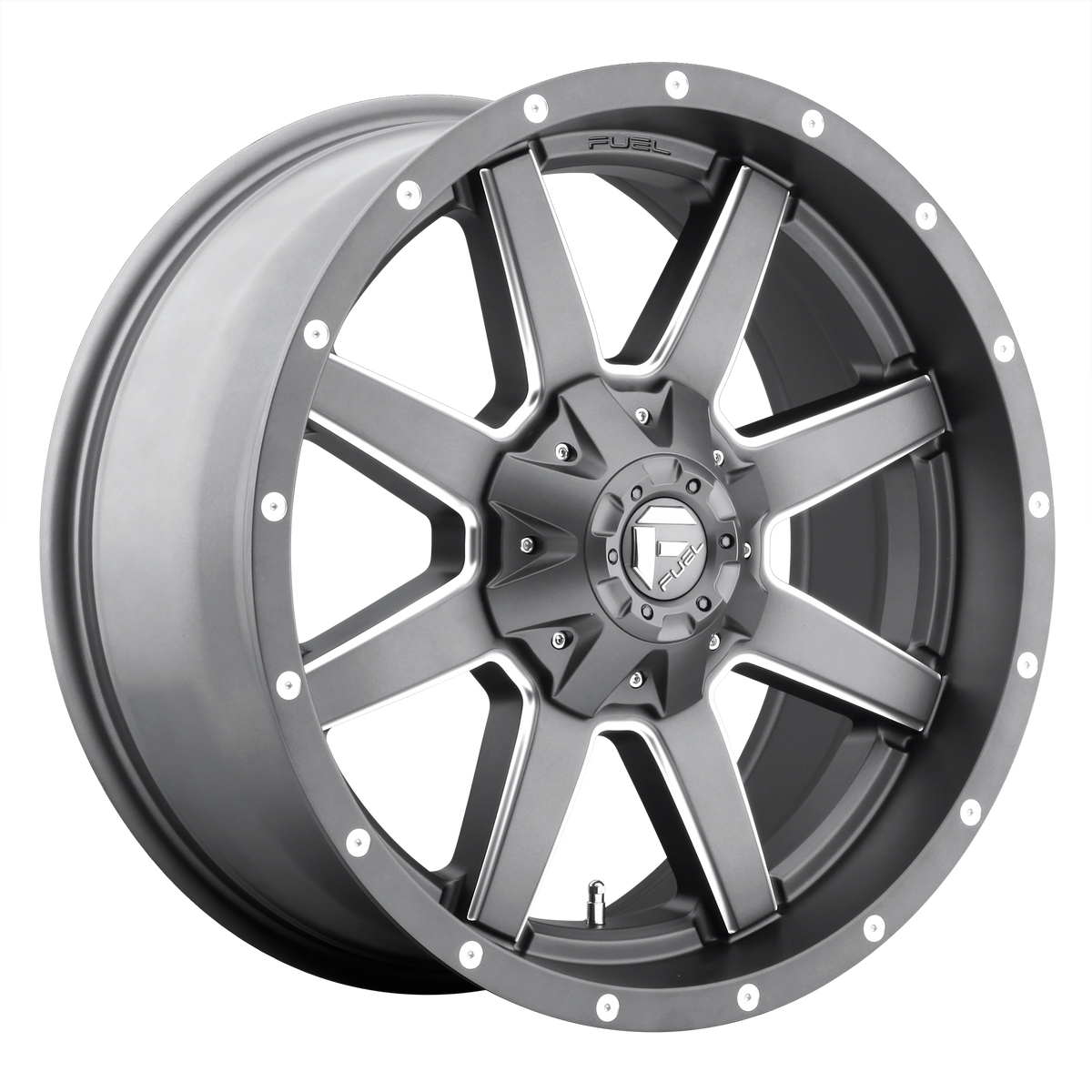 20x9 Fuel D542 Maverick Matte Gunmetal Wheel 6x5.5/6x135 (1mm)