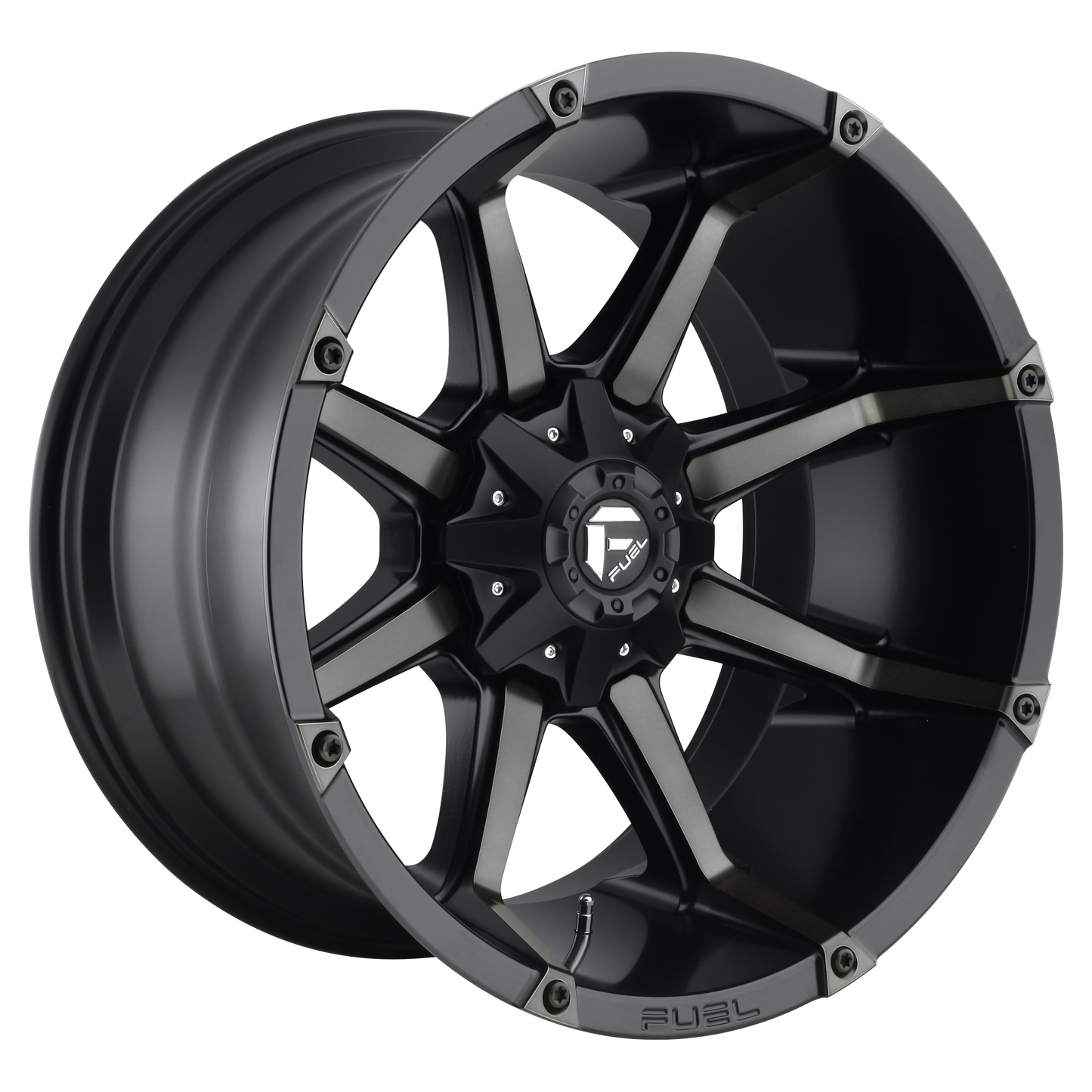 22x12 Fuel D556 Coupler Black & Machined Wheel 5x5.5/5x150 (-44mm)