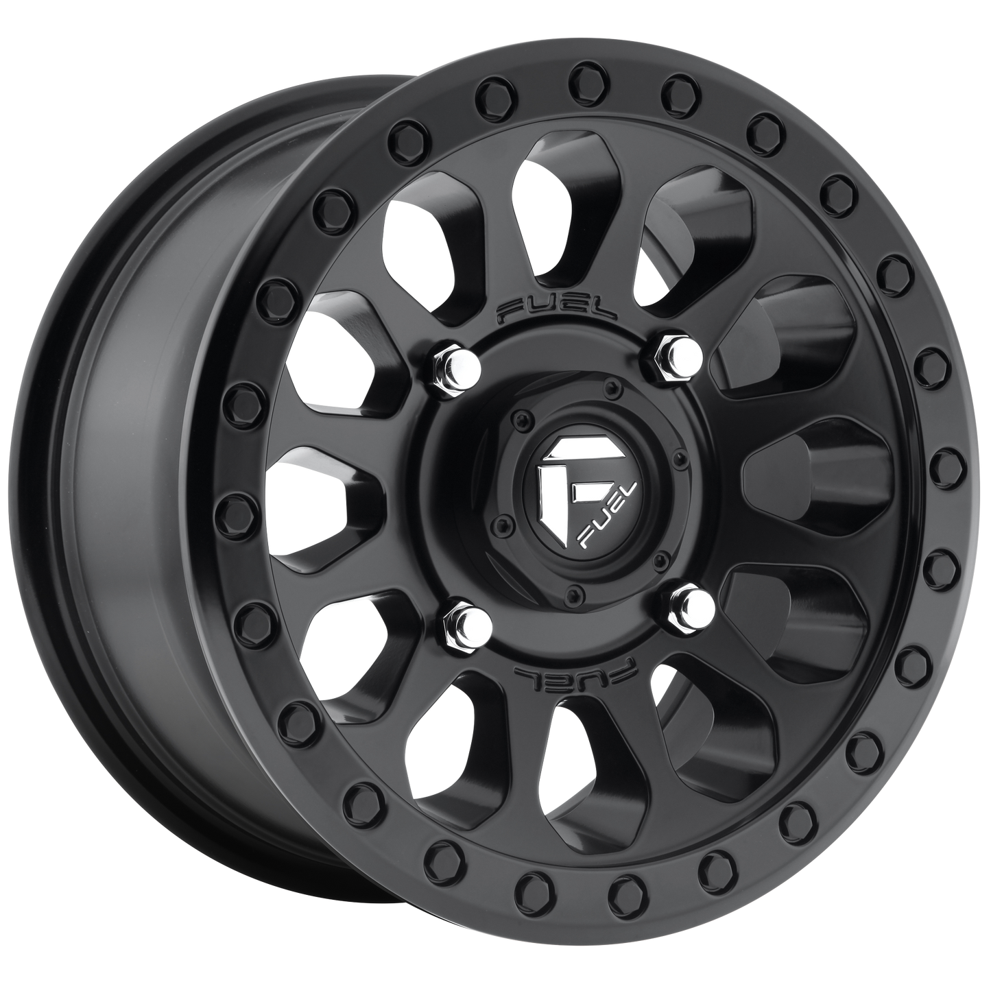 15x7 Fuel D579 Vector UTV Matte Black Wheel 4x115 (38mm)