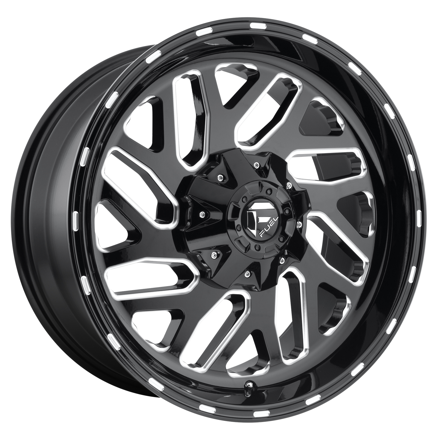 17x9 Fuel D581 Triton Black & Milled Wheel 6x135/6x5.5 (1mm)