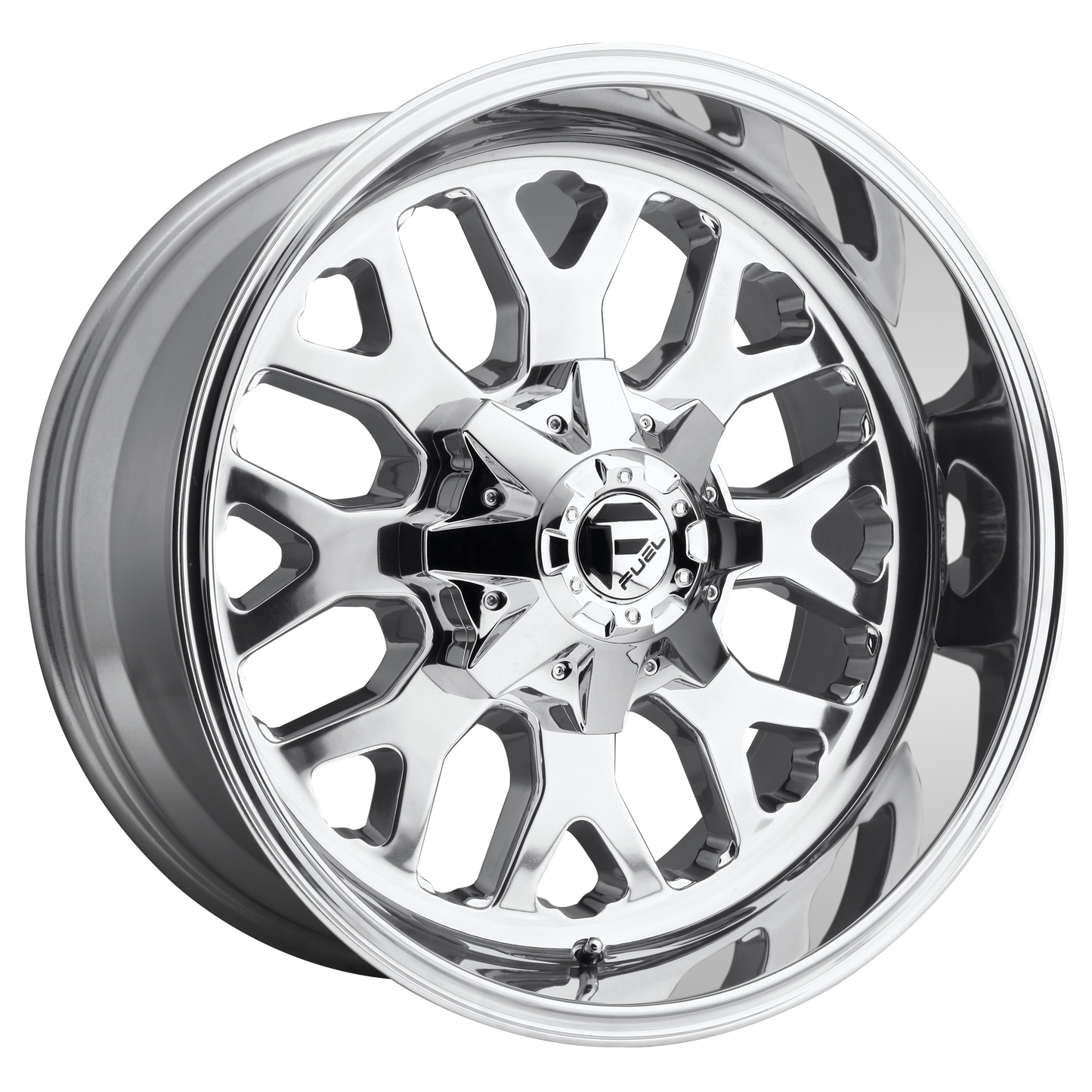 20x10 Fuel D586 Titan Polished Wheel 8x170 (-18mm)