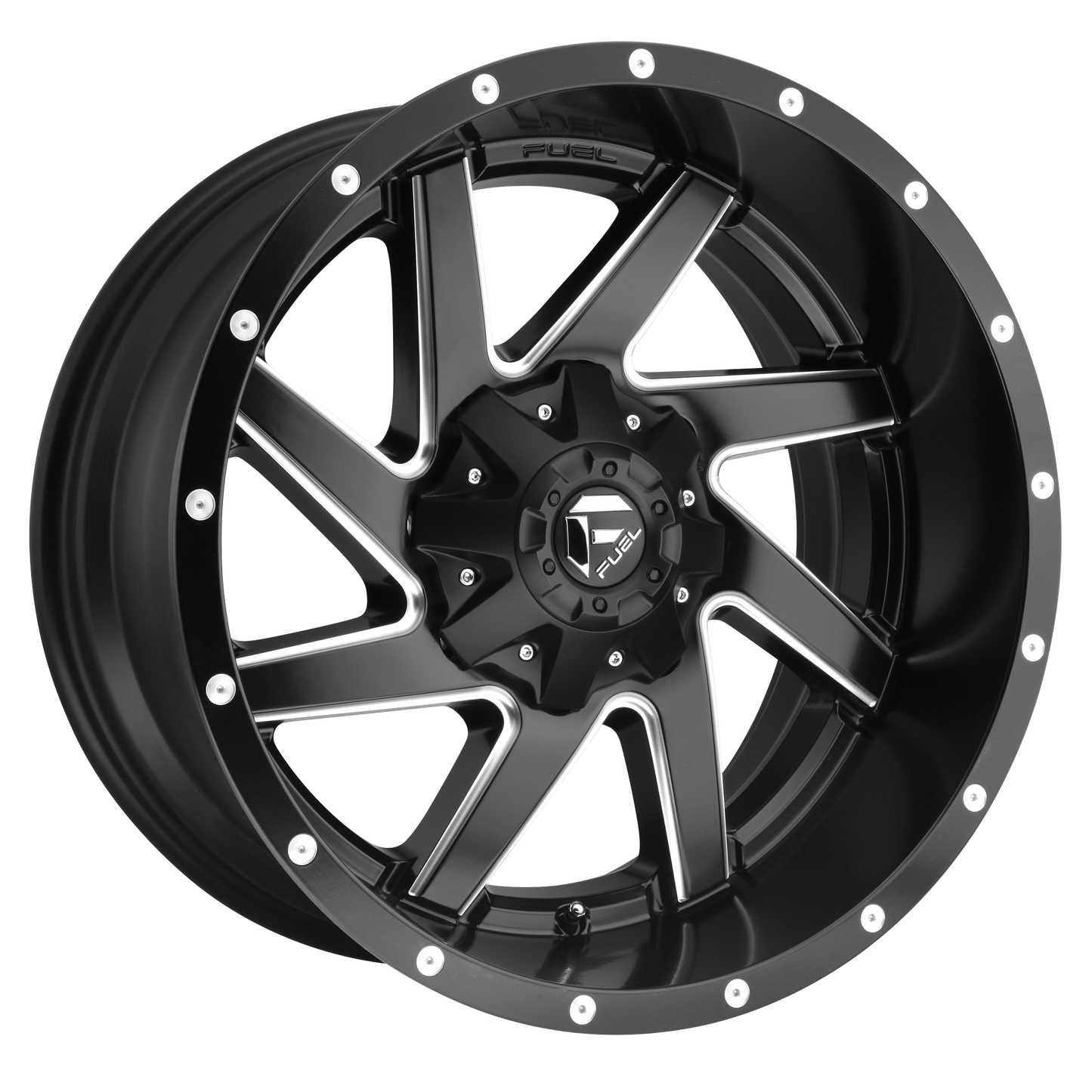 20x9 Fuel D594 Renegade Matte Black & Milled Wheel 5x5.5/5x150 (1mm)
