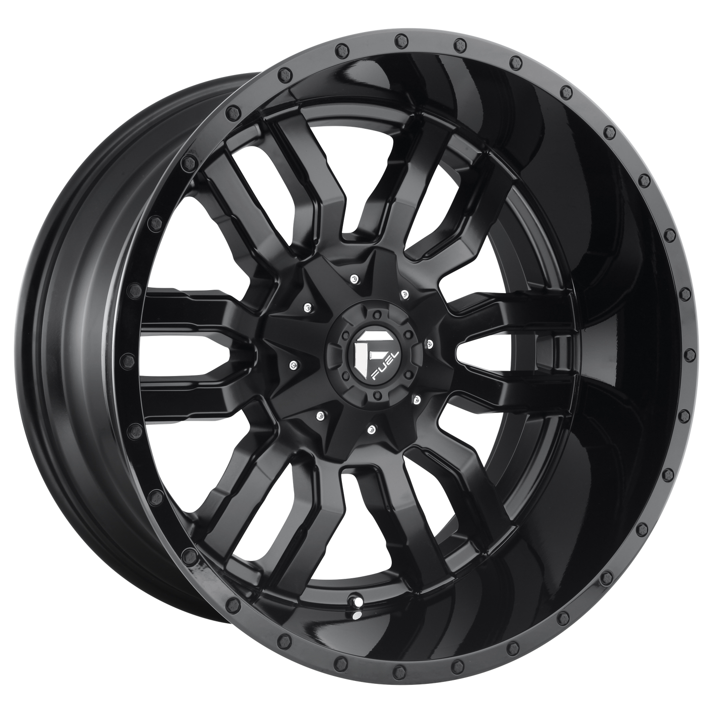 22x10 Fuel D596 Sledge Matte Black Wheel 8x170 (10mm)