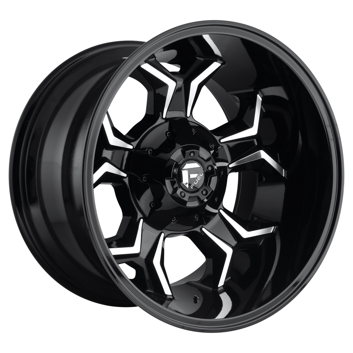 22x12 Fuel D606 Avenger Gloss Black Milled Wheel 6x135/6x5.5 (-44mm)